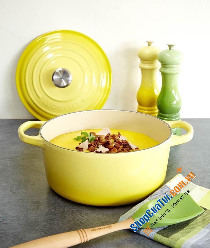 NỒI Le Creuset 20 cm màu VÀNG CHANH