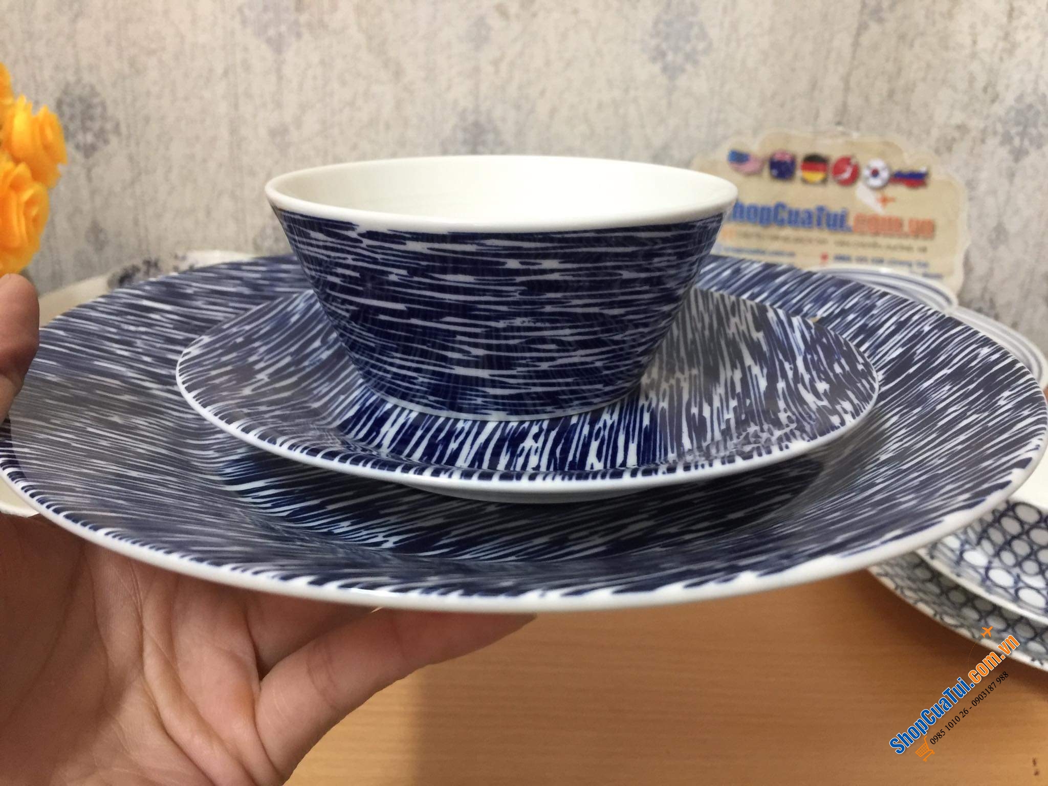 Sét Tô Đĩa Bát ăn cơm thương hiệu Royal Doulton của UK từ năm 1815 - Mỗi bát là 1 sắc thái, 1 thiết kế, 1 nghệ thuật.