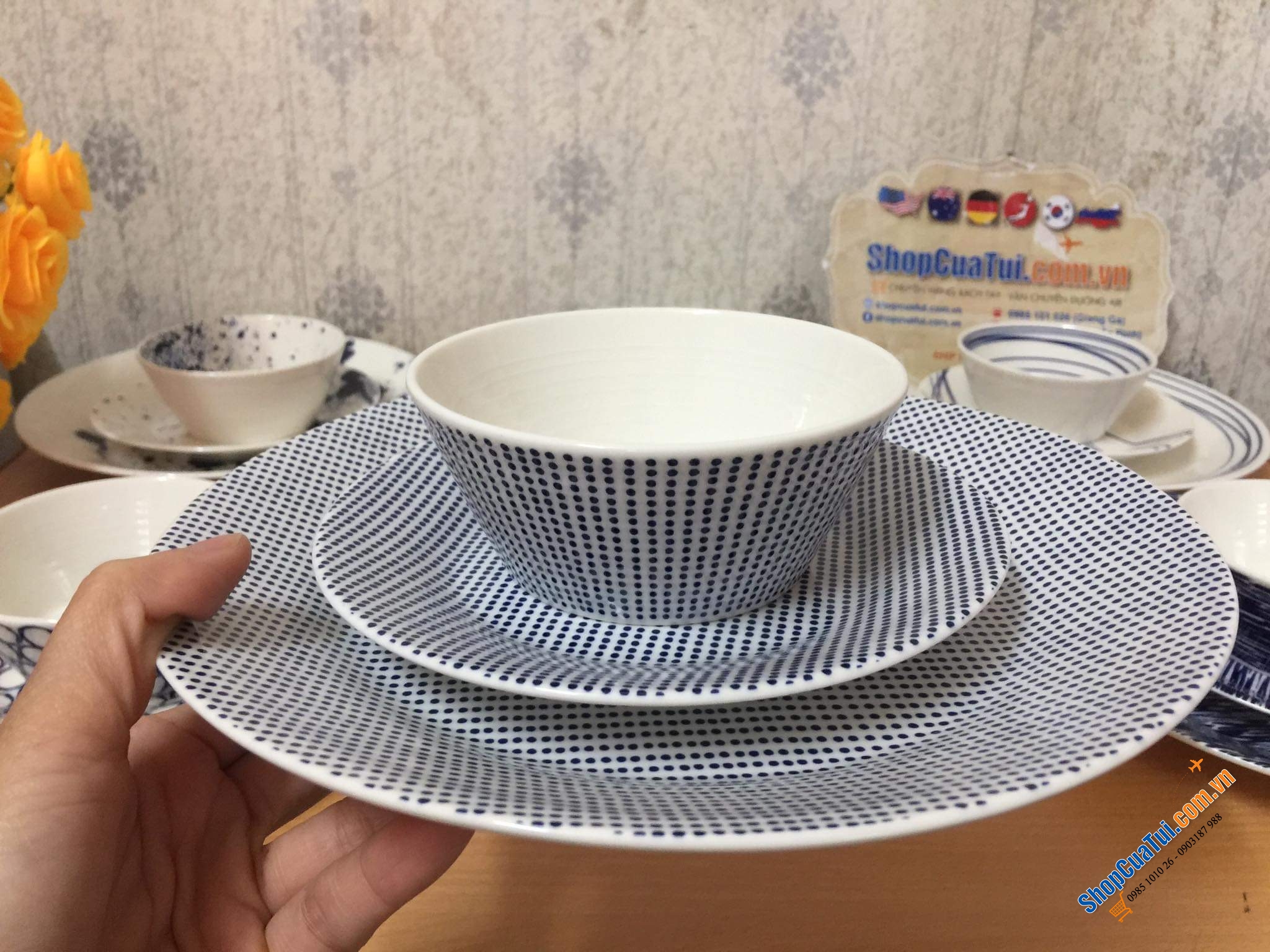 Sét Tô Đĩa Bát ăn cơm thương hiệu Royal Doulton của UK từ năm 1815 - Mỗi bát là 1 sắc thái, 1 thiết kế, 1 nghệ thuật.