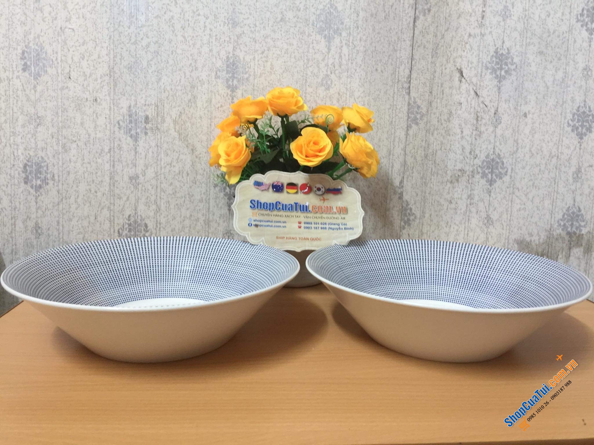 Sét Tô Đĩa Bát ăn cơm thương hiệu Royal Doulton của UK từ năm 1815 - Mỗi bát là 1 sắc thái, 1 thiết kế, 1 nghệ thuật.