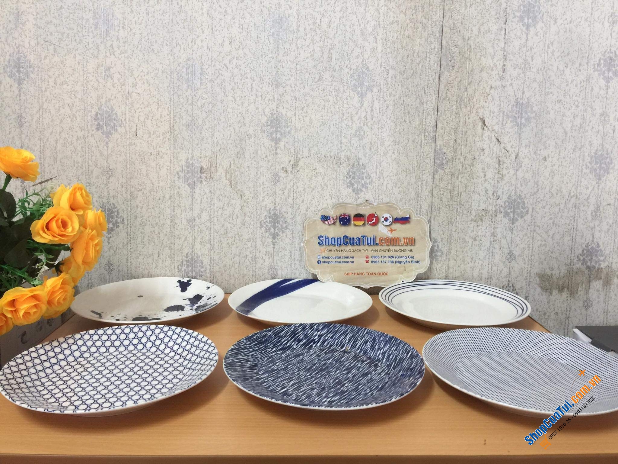Sét Tô Đĩa Bát ăn cơm thương hiệu Royal Doulton của UK từ năm 1815 - Mỗi bát là 1 sắc thái, 1 thiết kế, 1 nghệ thuật.