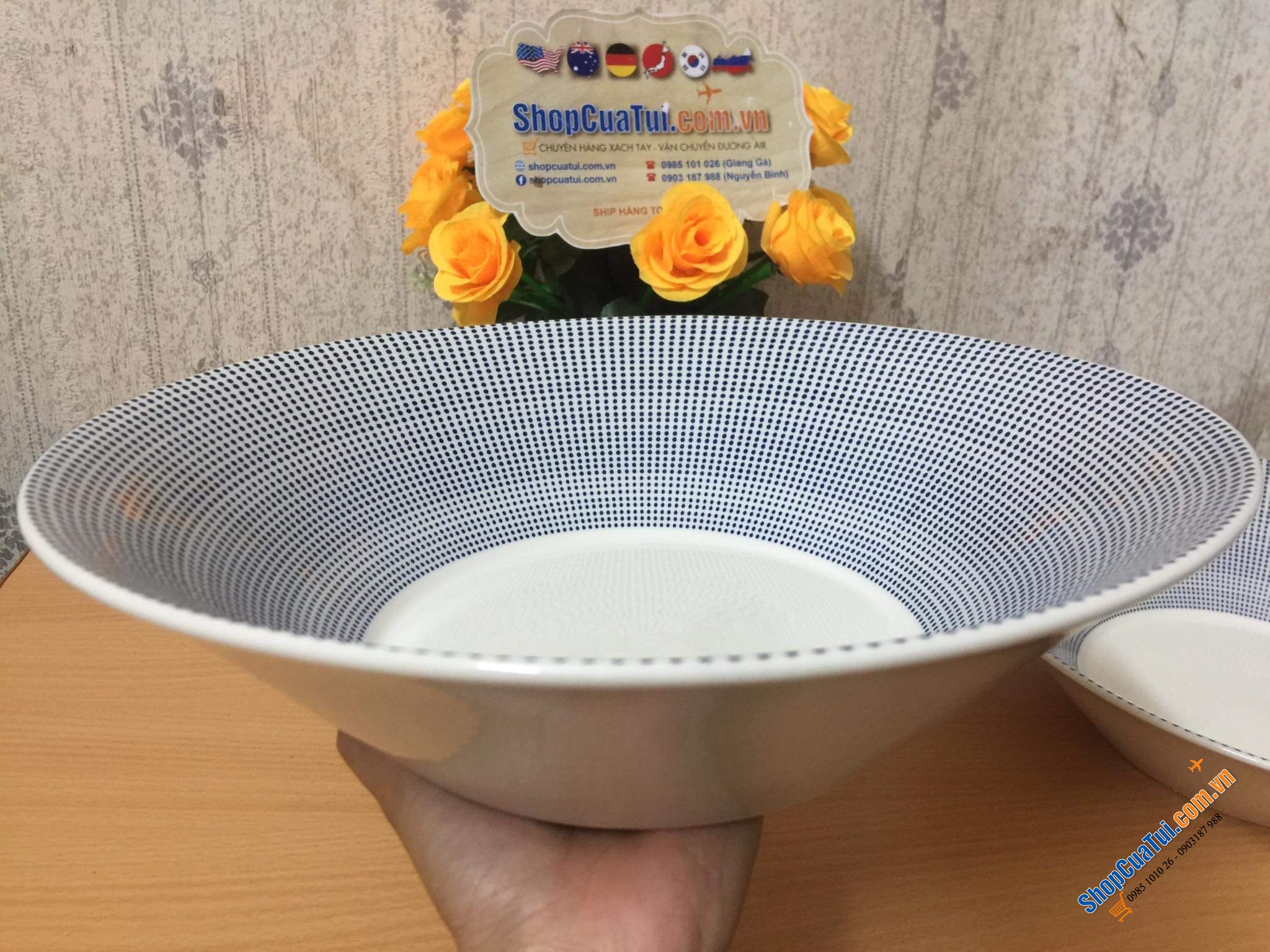 Sét Tô Đĩa Bát ăn cơm thương hiệu Royal Doulton của UK từ năm 1815 - Mỗi bát là 1 sắc thái, 1 thiết kế, 1 nghệ thuật.
