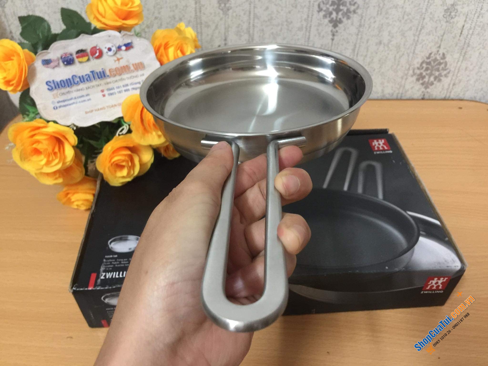 CHẢO ZWILLING PICO 16 CM INOX - KHÔNG CHỐNG DÍNH
