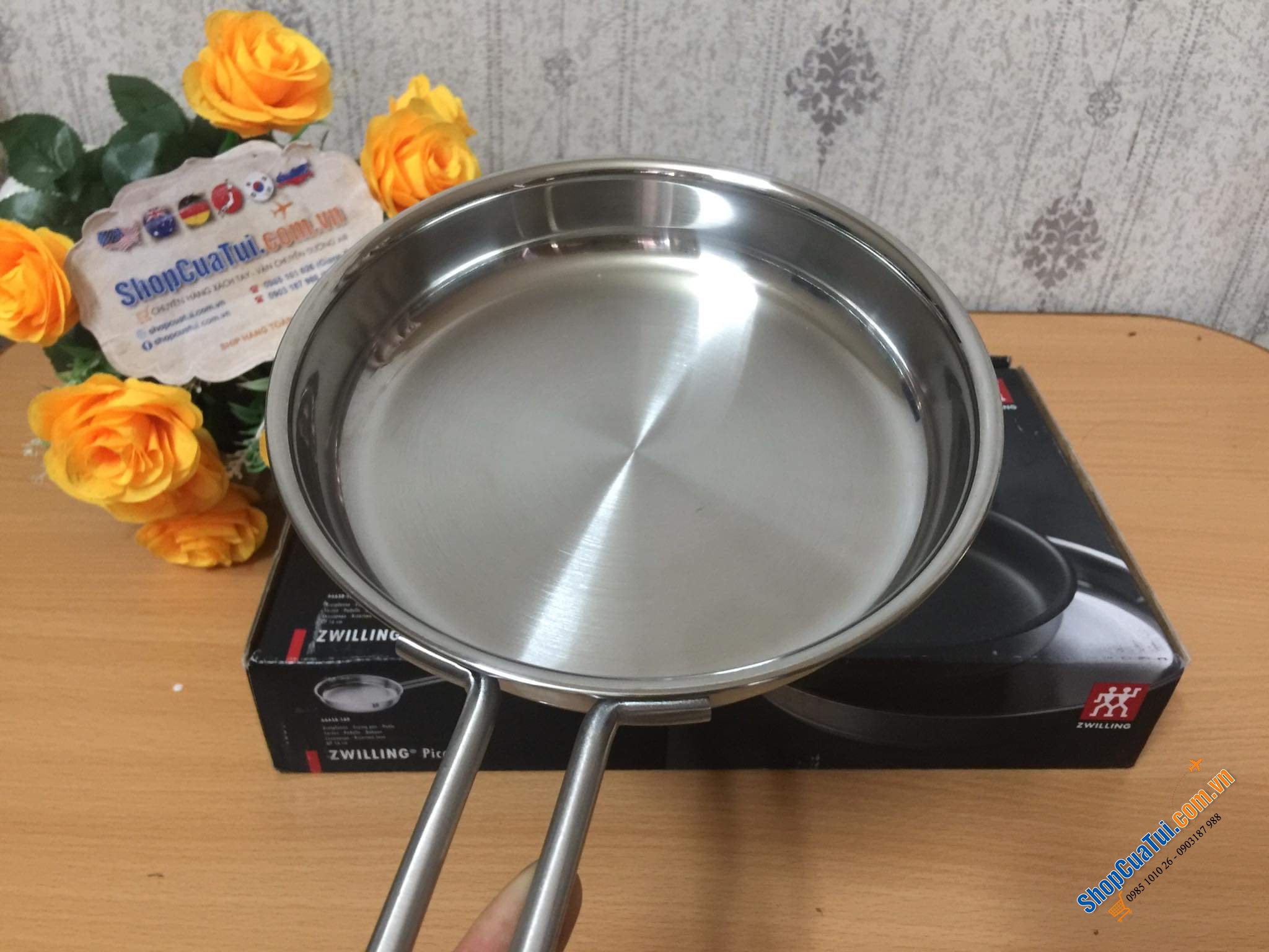 CHẢO ZWILLING PICO 16 CM INOX - KHÔNG CHỐNG DÍNH