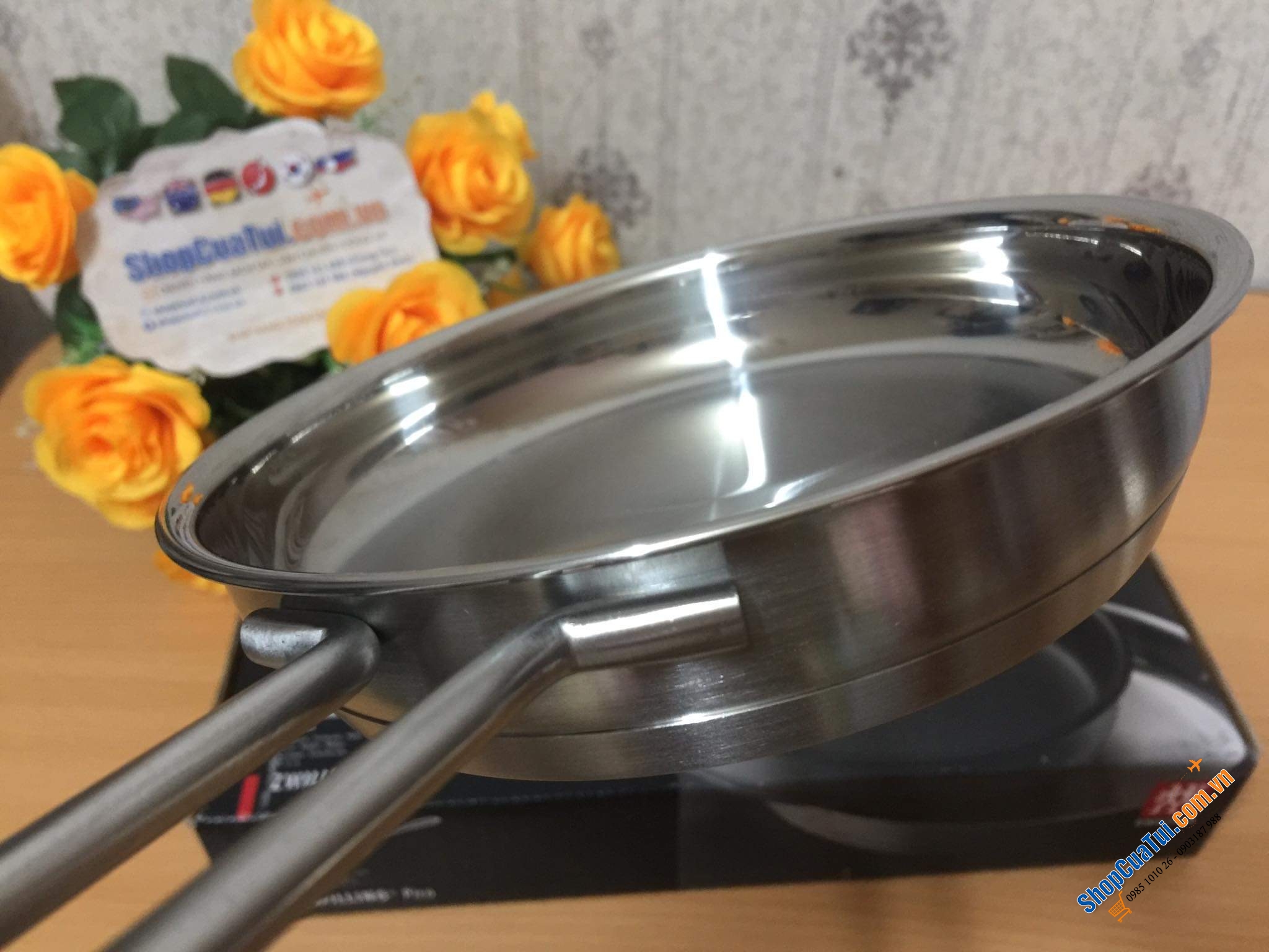 CHẢO ZWILLING PICO 16 CM INOX - KHÔNG CHỐNG DÍNH