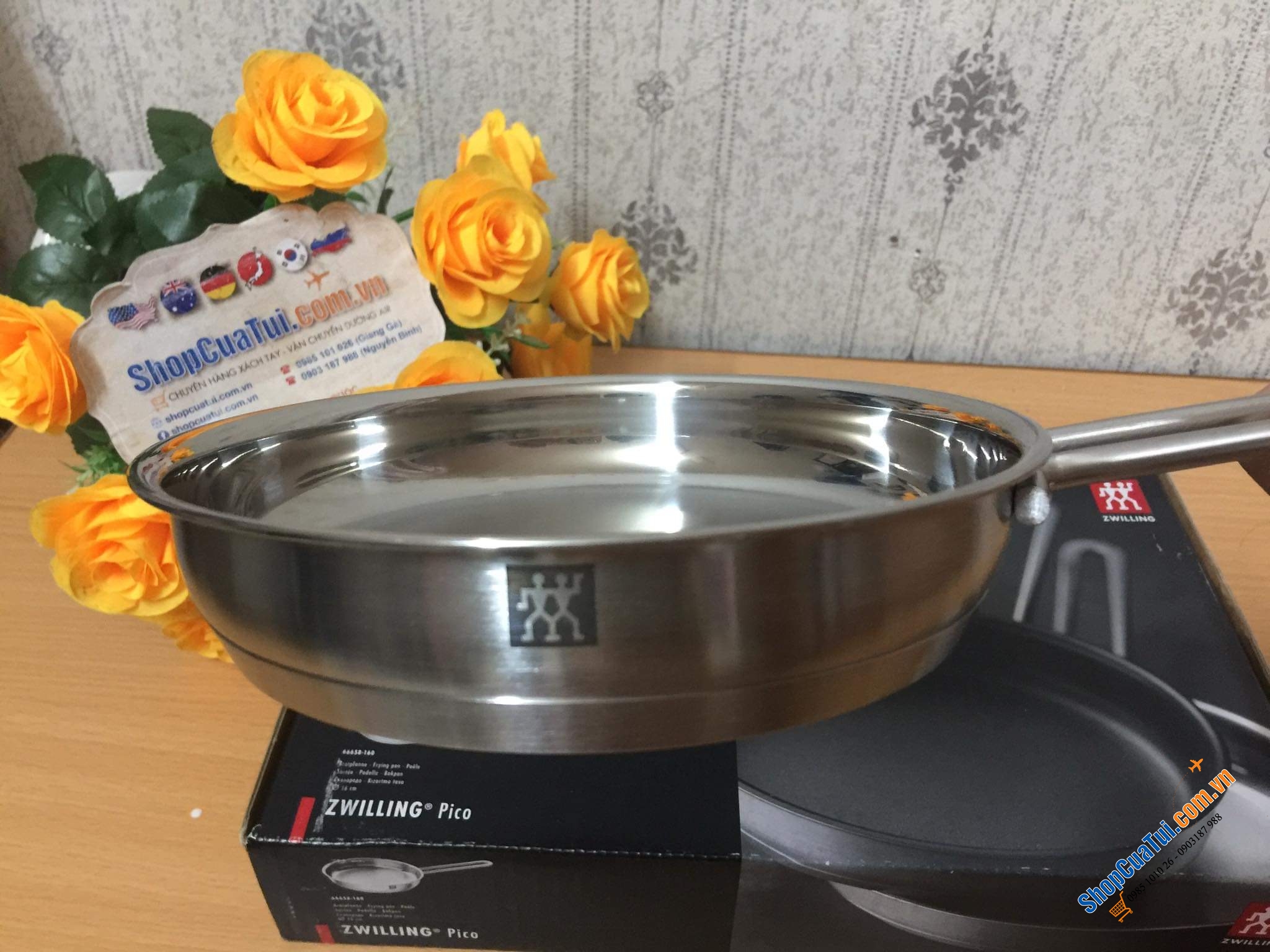 CHẢO ZWILLING PICO 16 CM INOX - KHÔNG CHỐNG DÍNH