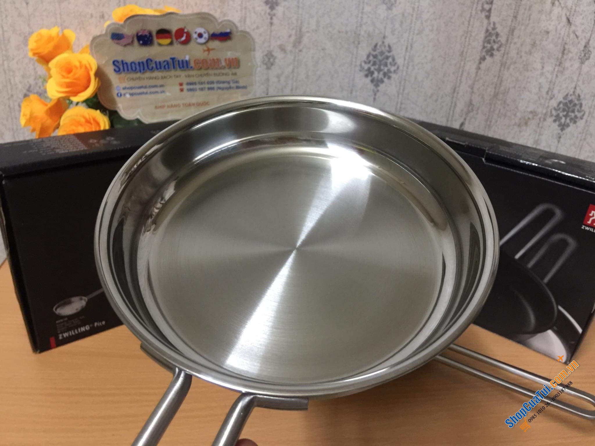 CHẢO ZWILLING PICO 16 CM INOX - KHÔNG CHỐNG DÍNH