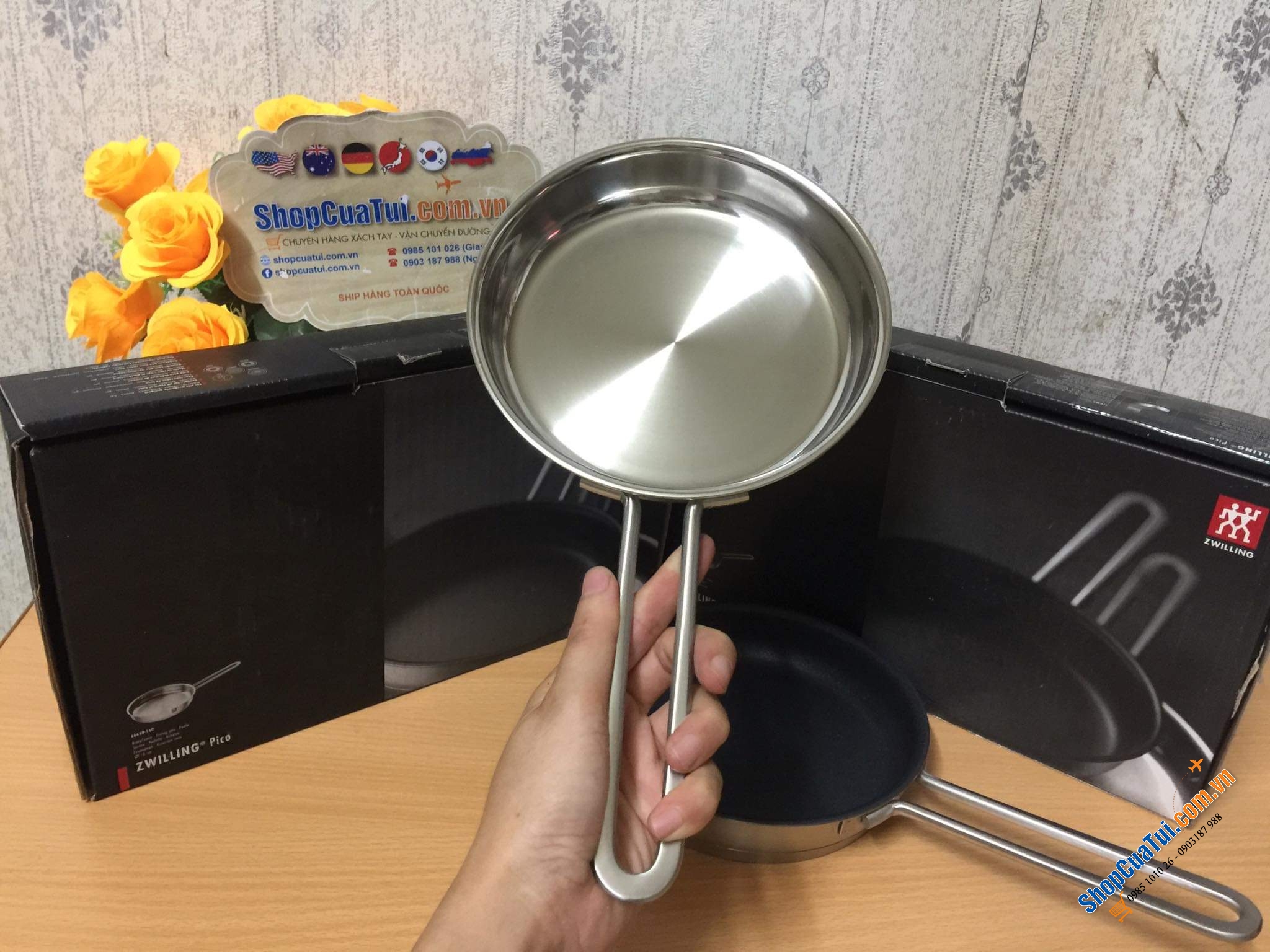 CHẢO ZWILLING PICO 16 CM INOX - KHÔNG CHỐNG DÍNH