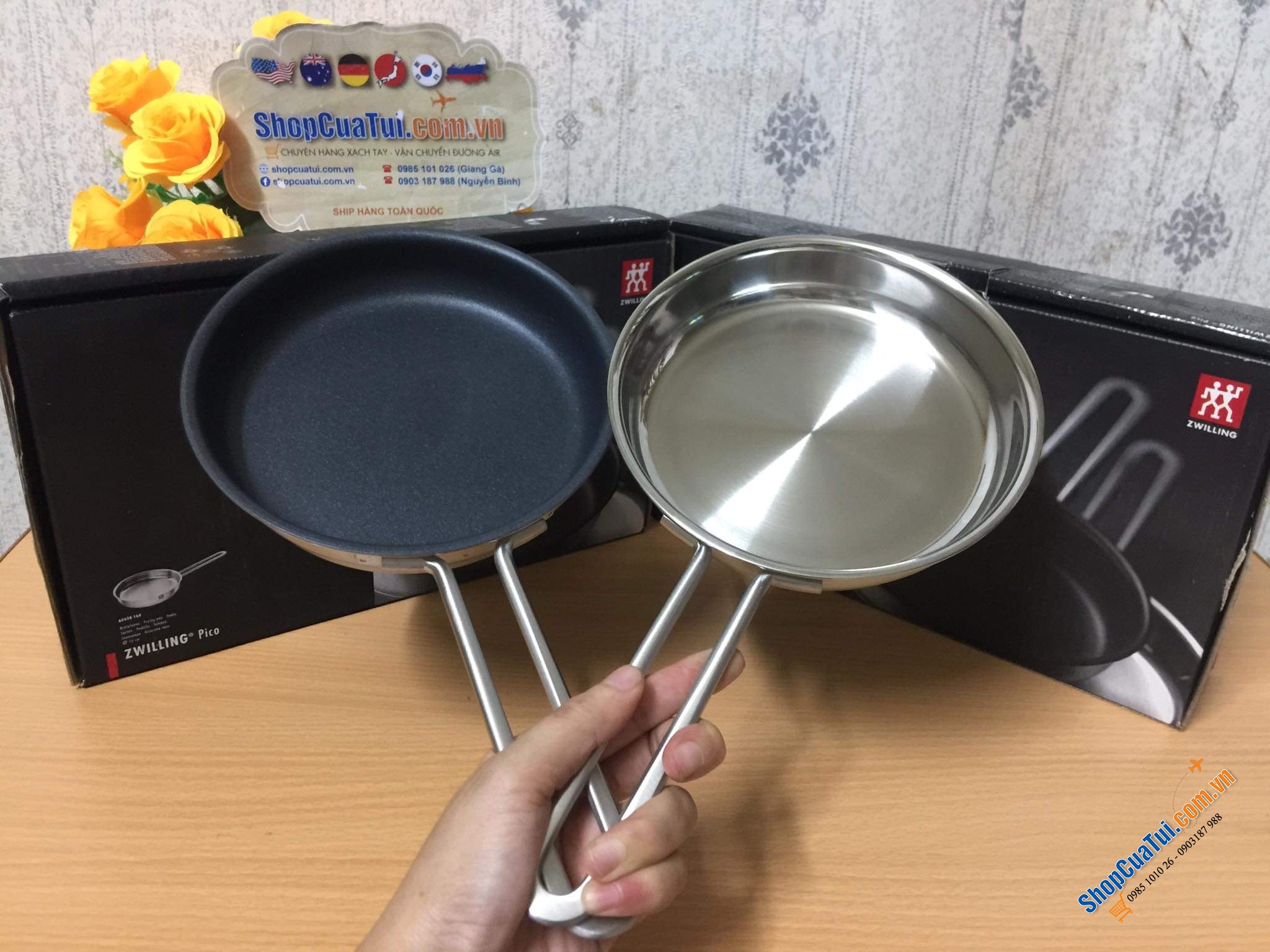 CHẢO ZWILLING PICO 16 CM INOX - KHÔNG CHỐNG DÍNH