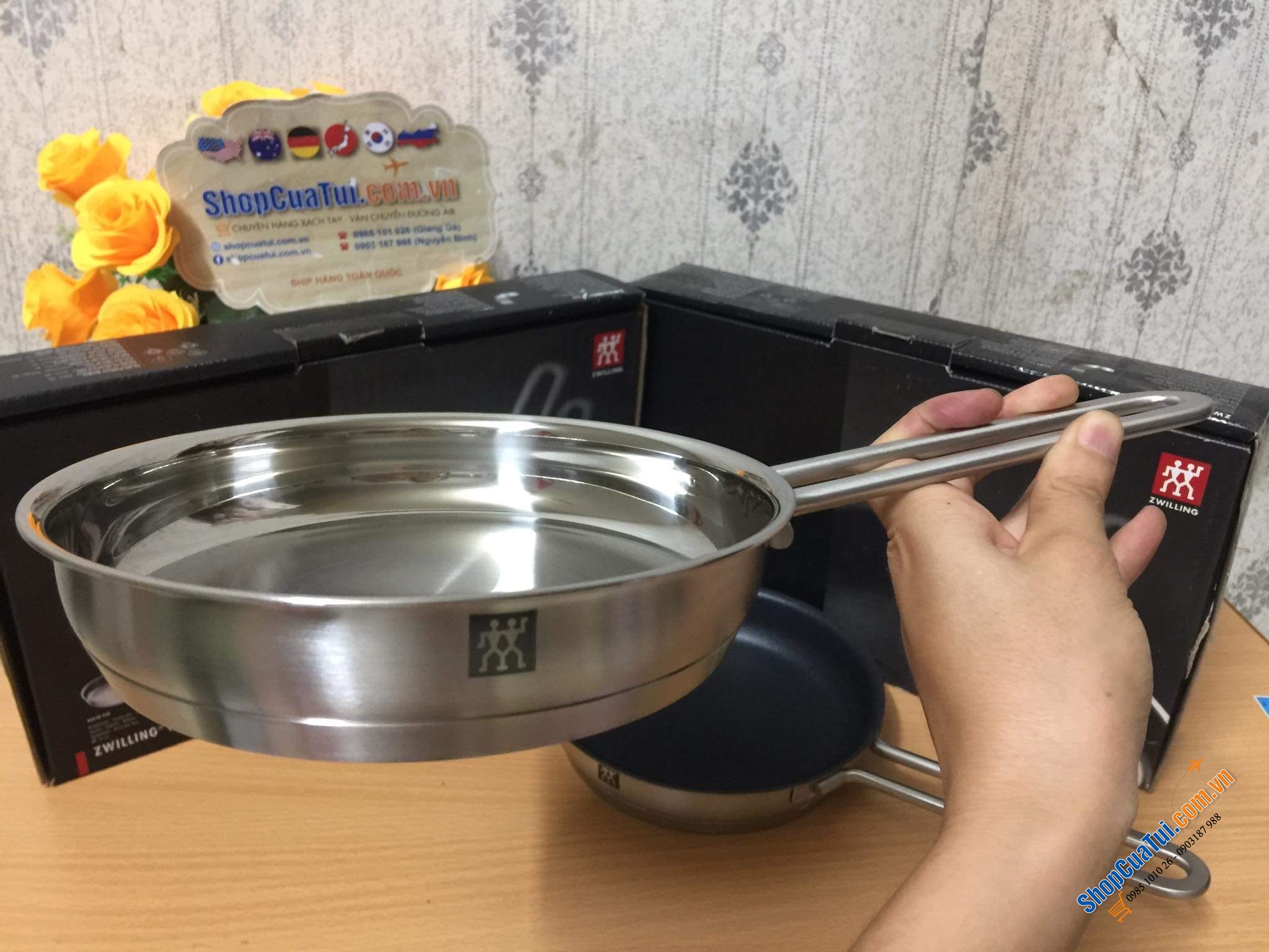 CHẢO ZWILLING PICO 16 CM INOX - KHÔNG CHỐNG DÍNH