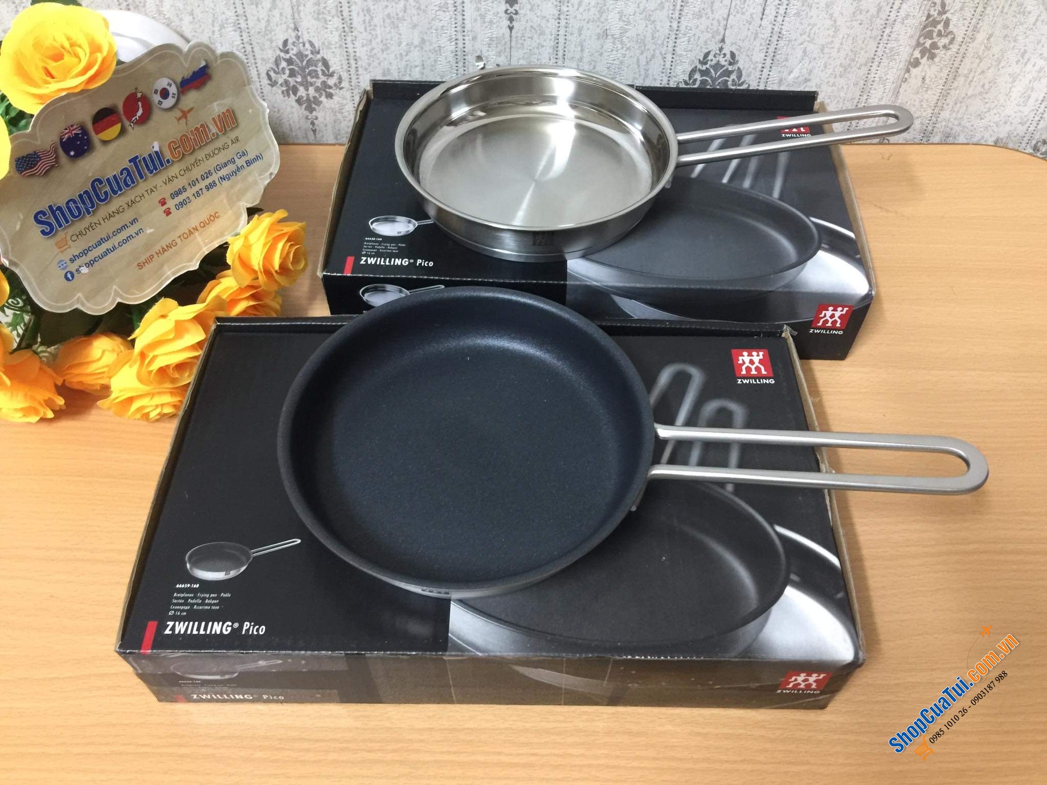 CHẢO ZWILLING PICO 16 CM INOX - KHÔNG CHỐNG DÍNH