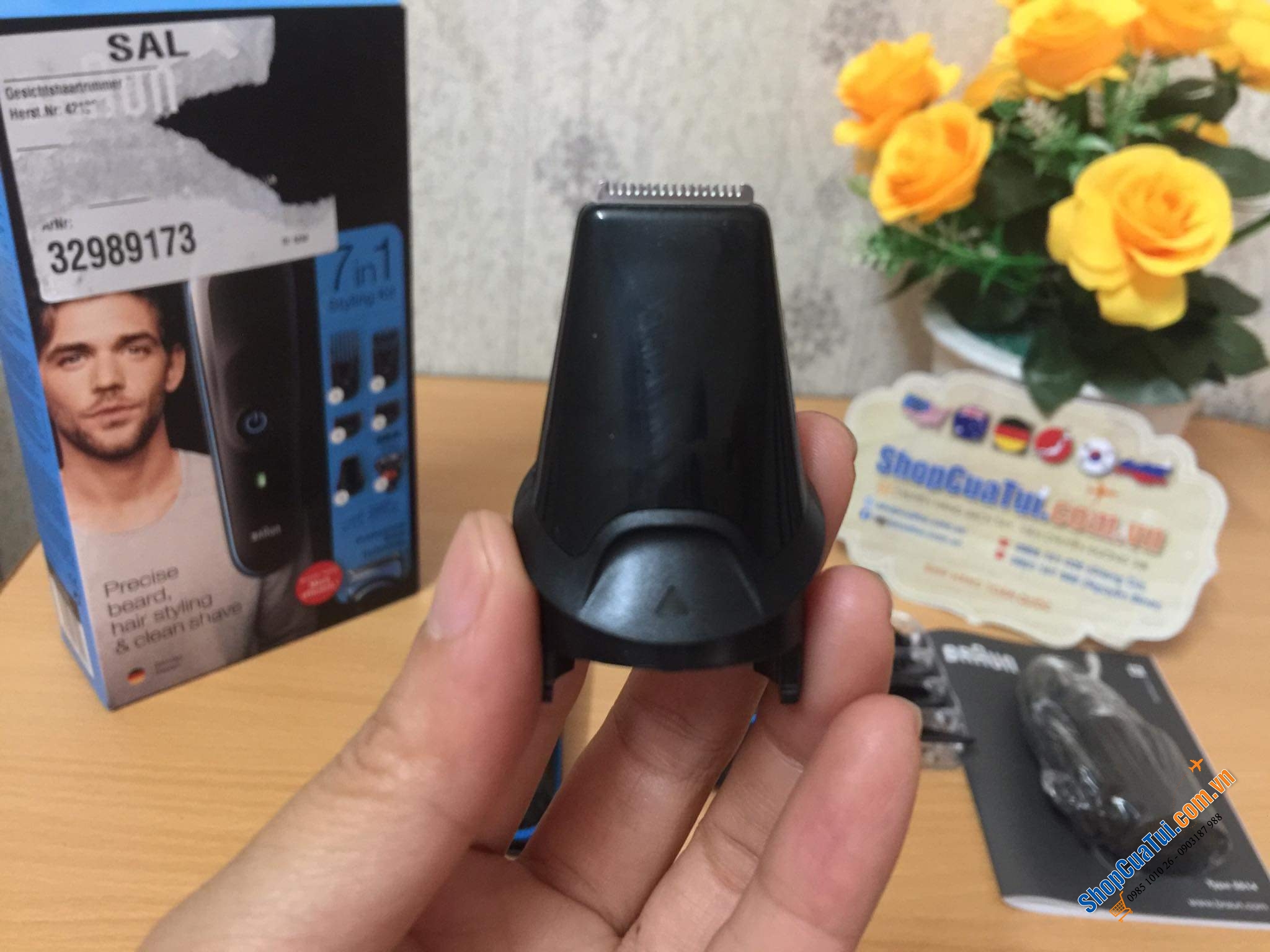 Tông đơ cắt tóc, cạo râu Braun MGK3245 - 7 in 1