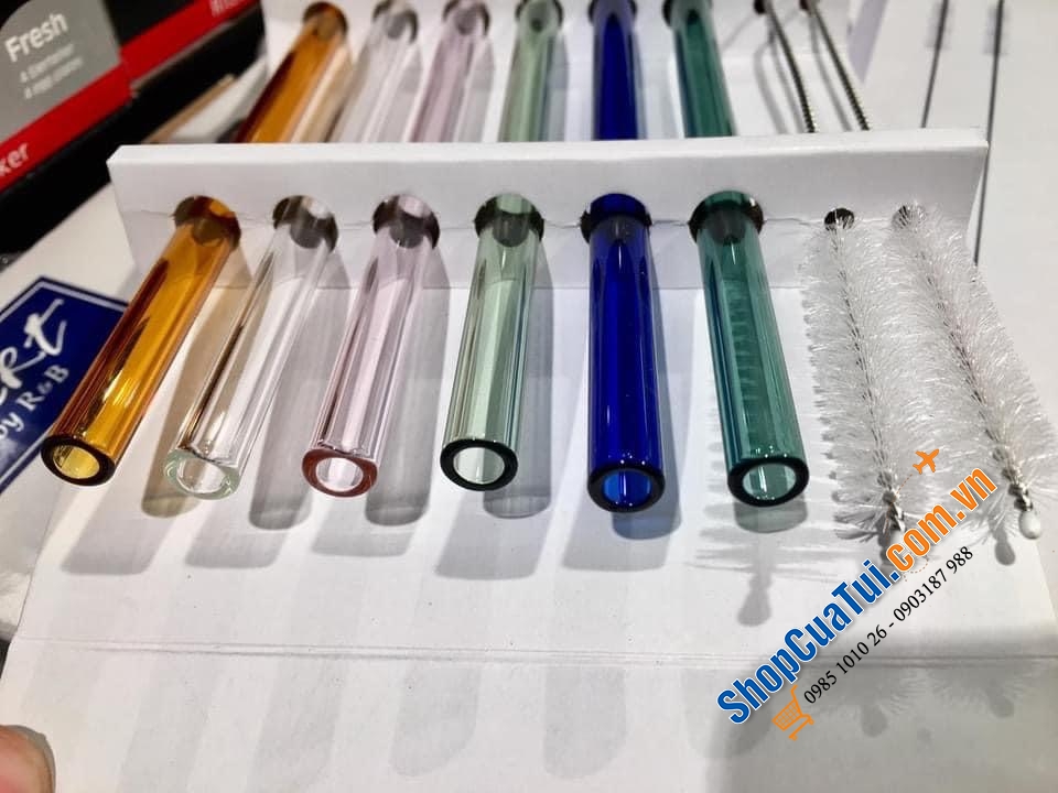 ỐNG HÚT THUỶ TINH NỘI ĐỊA ĐỨC KHG ĐA SẮC.