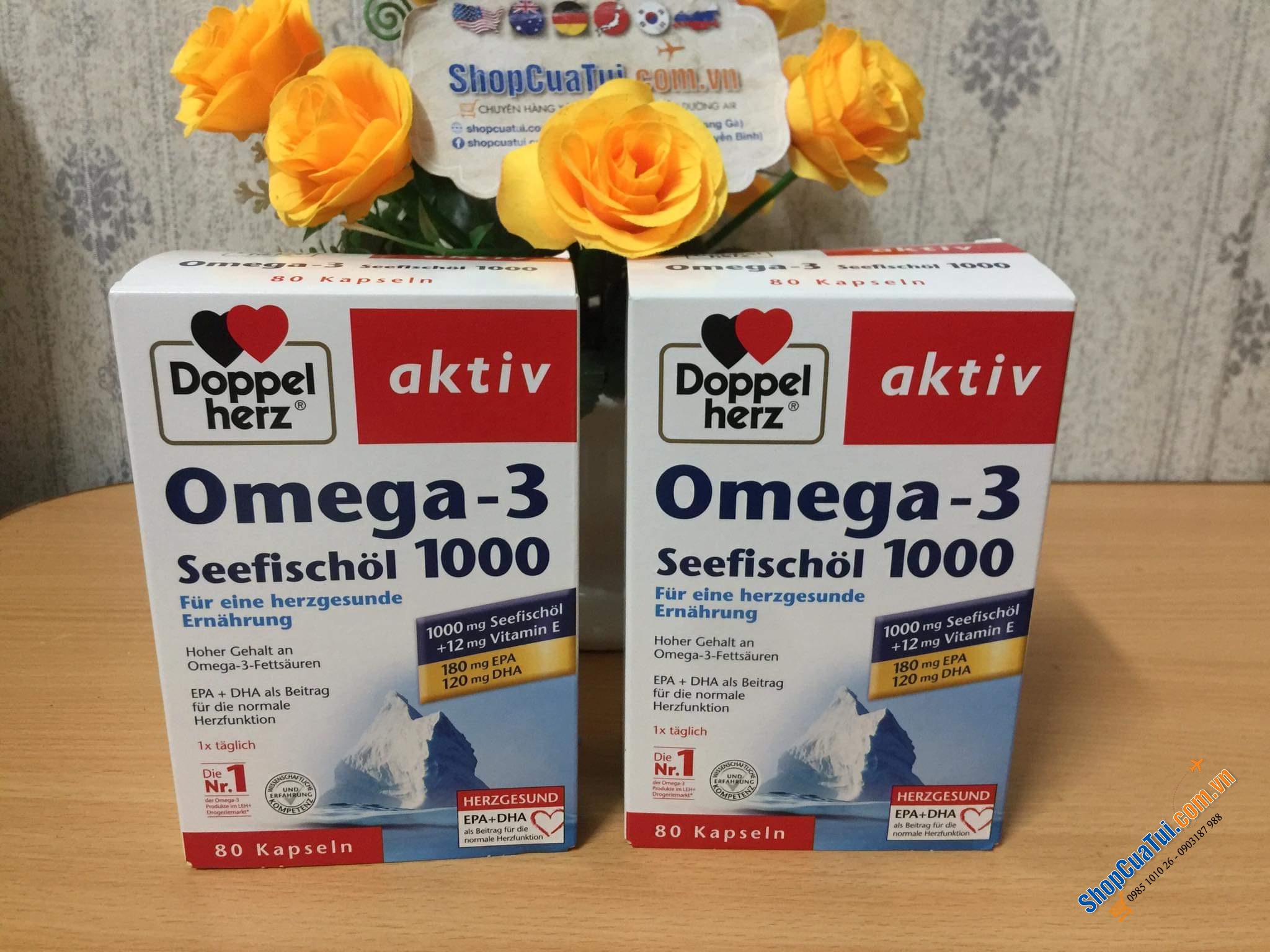 THUỐC OMEGA 3 1000 DOPPEL HERZ.