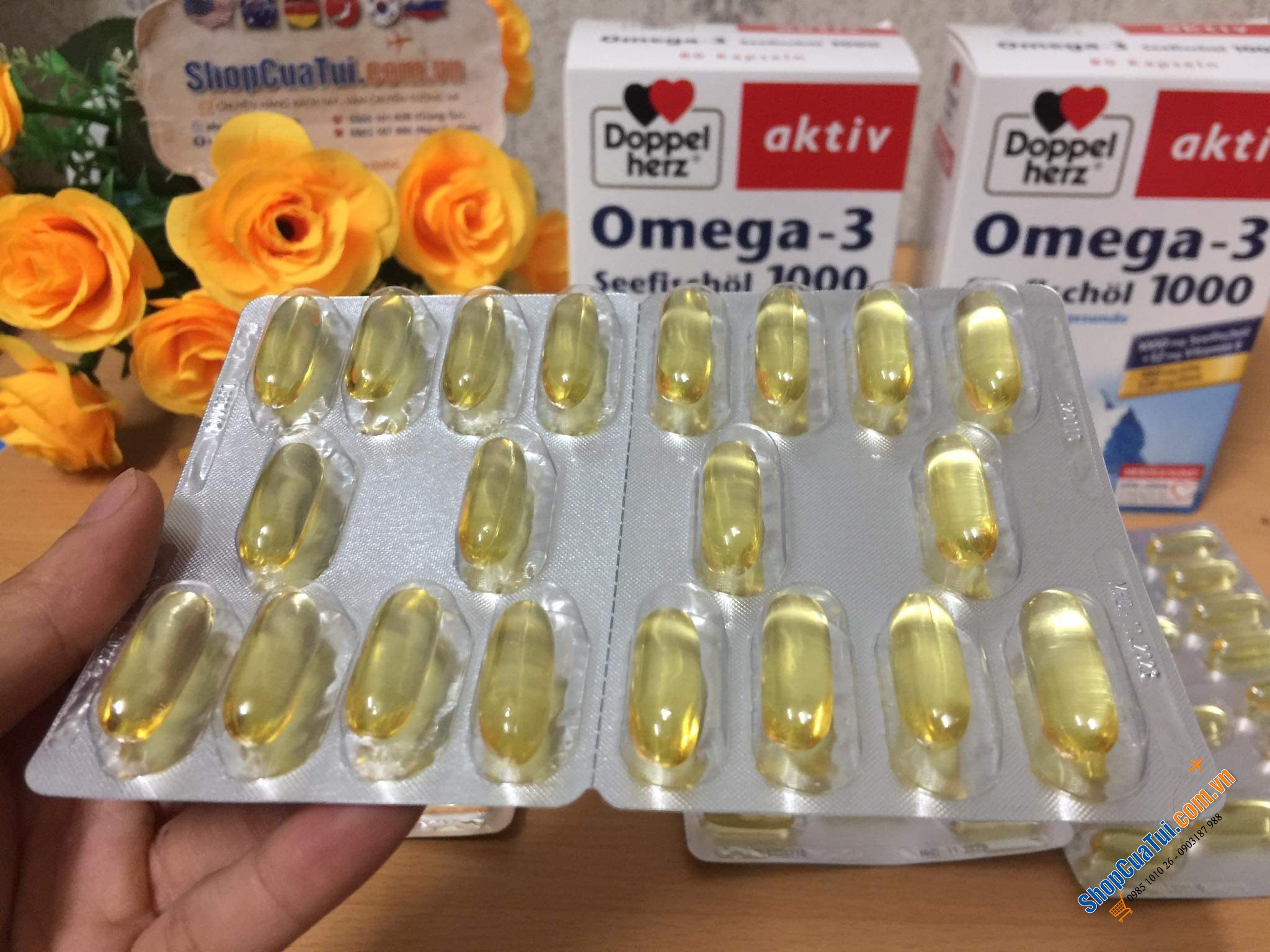 THUỐC OMEGA 3 1000 DOPPEL HERZ.