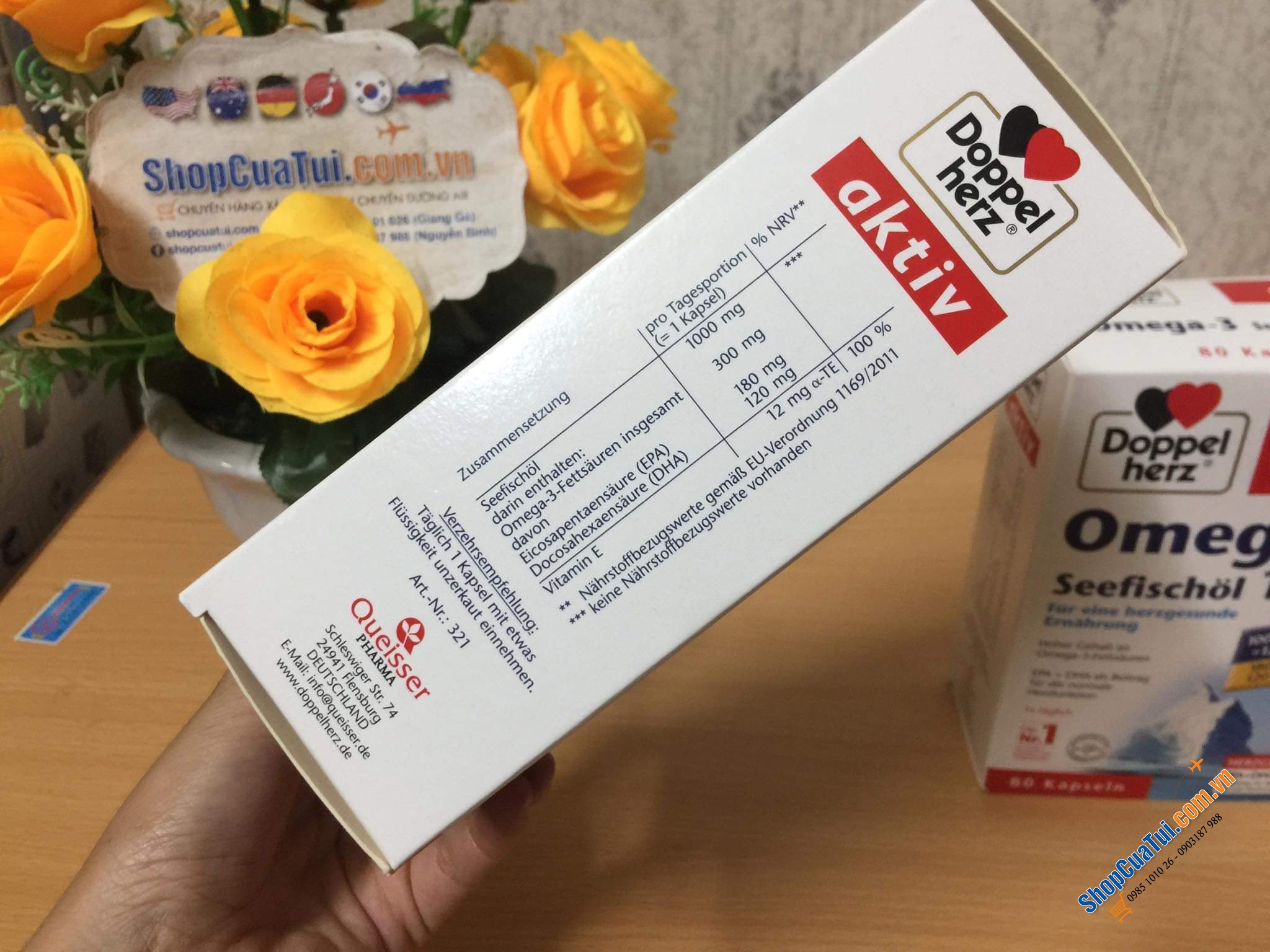 THUỐC OMEGA 3 1000 DOPPEL HERZ.