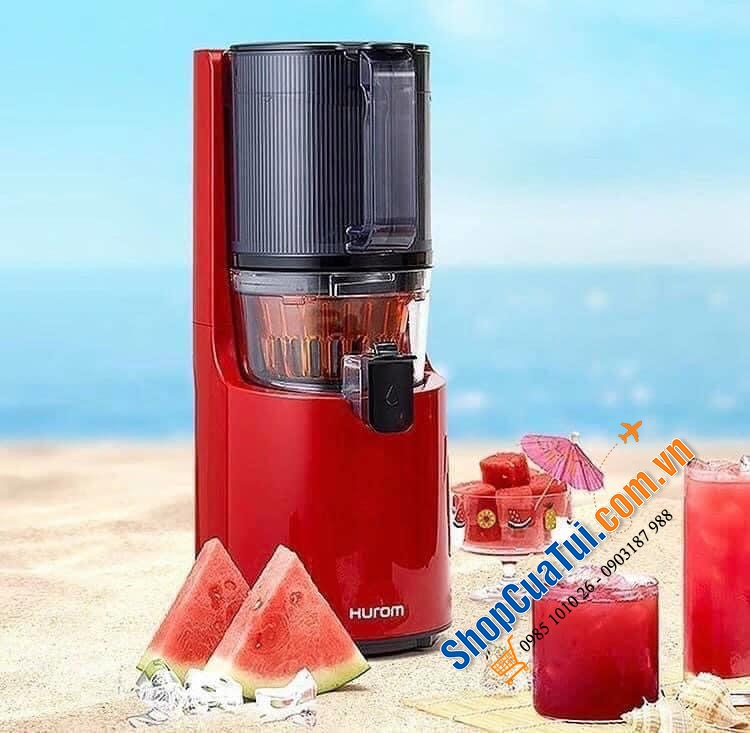 Máy ép chậm HUROM H200 - không cần cắt nhỏ, không cần cho hoa quả vào từ từ - Đỉnh cao trong làng máy ép