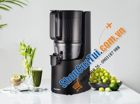 Máy ép chậm HUROM H200 - không cần cắt nhỏ, không cần cho hoa quả vào từ từ - Đỉnh cao trong làng máy ép