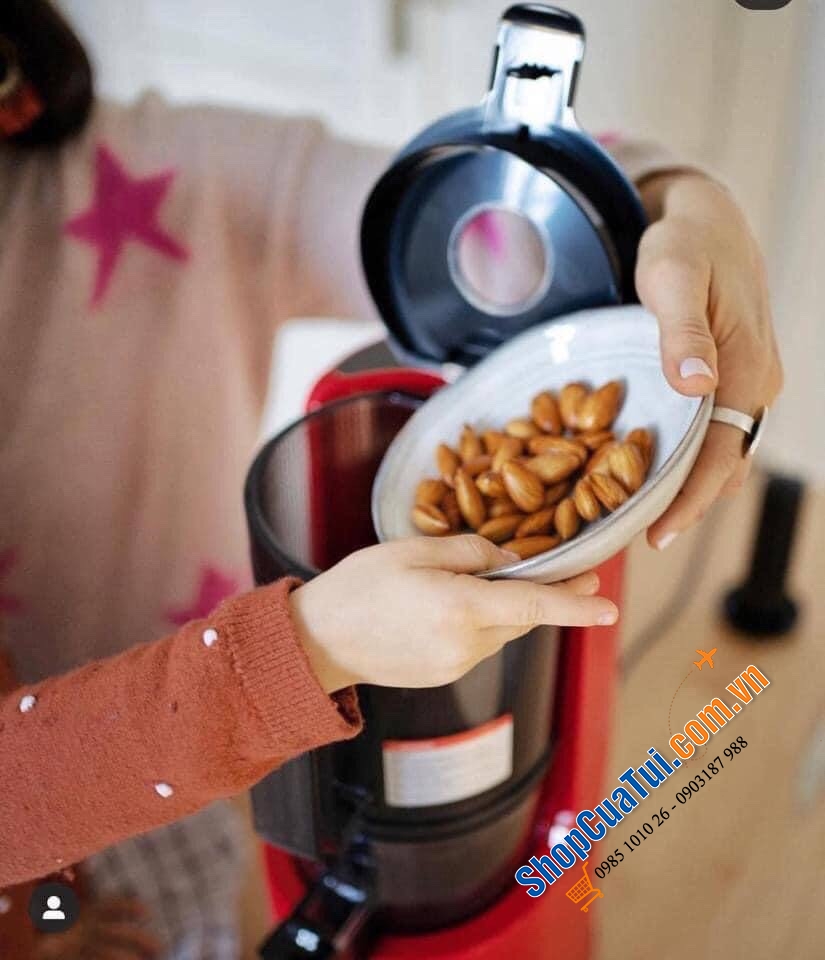 Máy ép chậm HUROM H200 - không cần cắt nhỏ, không cần cho hoa quả vào từ từ - Đỉnh cao trong làng máy ép