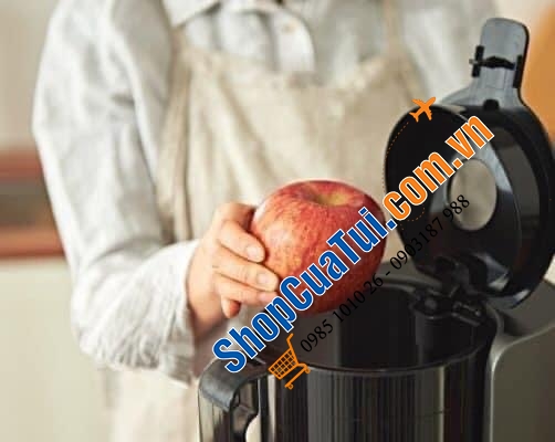 Máy ép chậm HUROM H200 - không cần cắt nhỏ, không cần cho hoa quả vào từ từ - Đỉnh cao trong làng máy ép