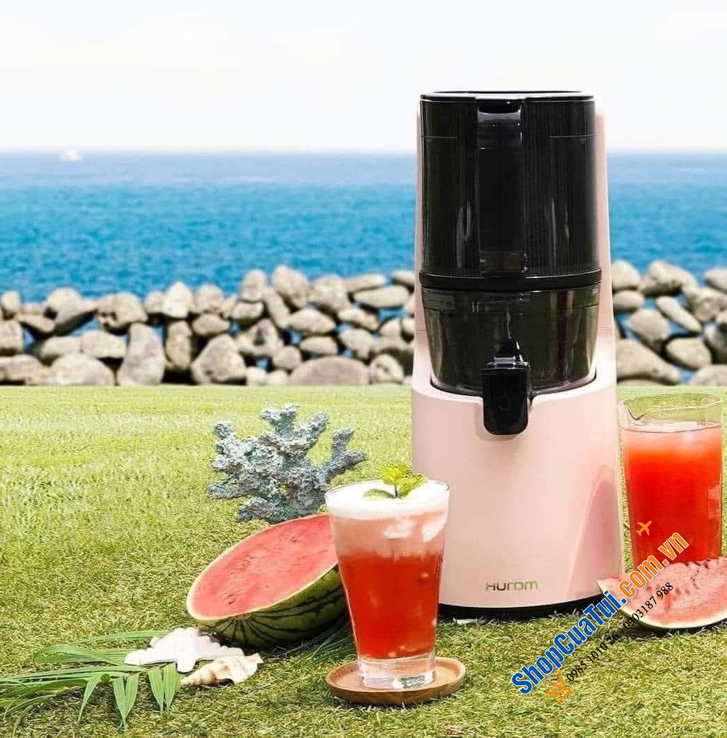 Máy ép chậm HUROM H200 - không cần cắt nhỏ, không cần cho hoa quả vào từ từ - Đỉnh cao trong làng máy ép
