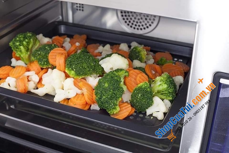 LÒ NƯỚNG KIÊM LÒ HẤP CASO GERMANY STEAM CHEF 25 lit