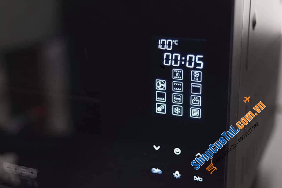 LÒ NƯỚNG KIÊM LÒ HẤP CASO GERMANY STEAM CHEF 25 lit