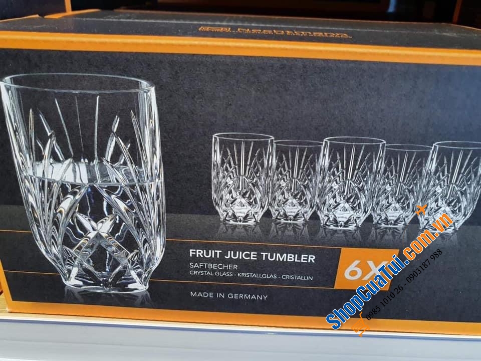 BỘ 6 CỐC PHA LÊ 265ml NACHTMANN PALAIS - Made in Germany