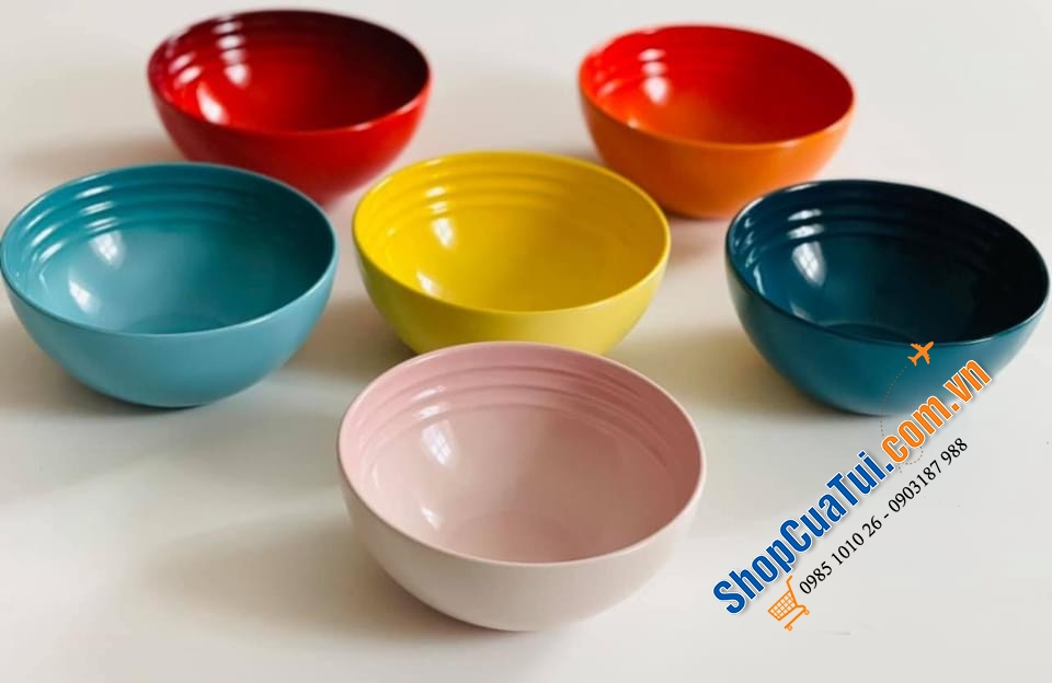 SET 6 BÁT ĂN CƠM CẦU VỒNG LE CREUSET 12 CM