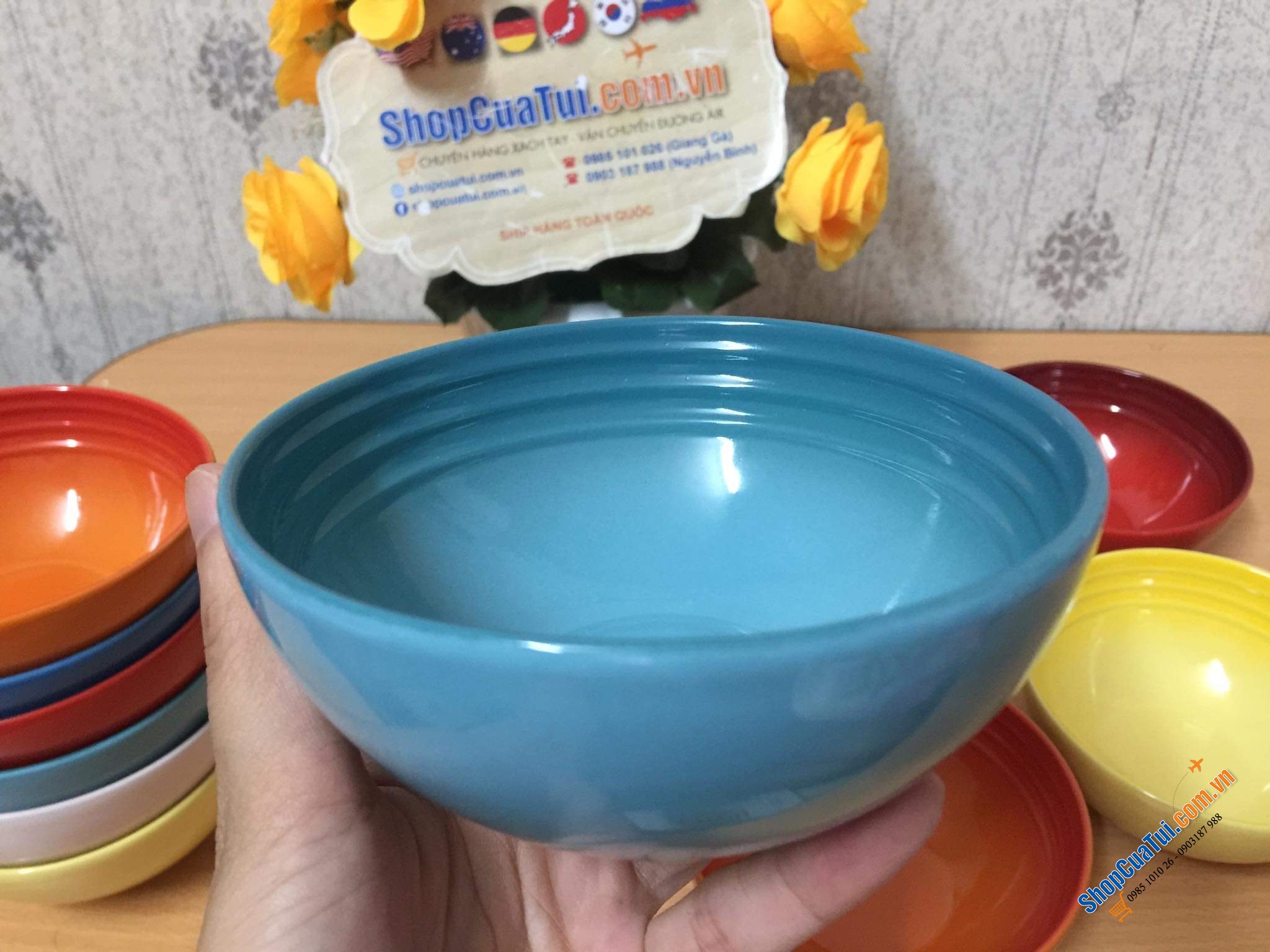 SET 6 BÁT ĂN CƠM CẦU VỒNG LE CREUSET 12 CM