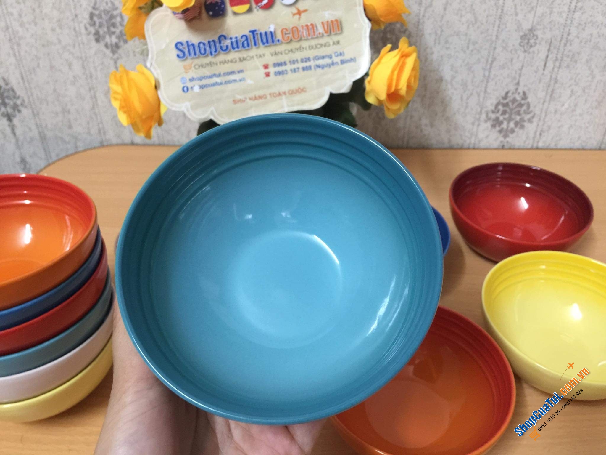 SET 6 BÁT ĂN CƠM CẦU VỒNG LE CREUSET 12 CM