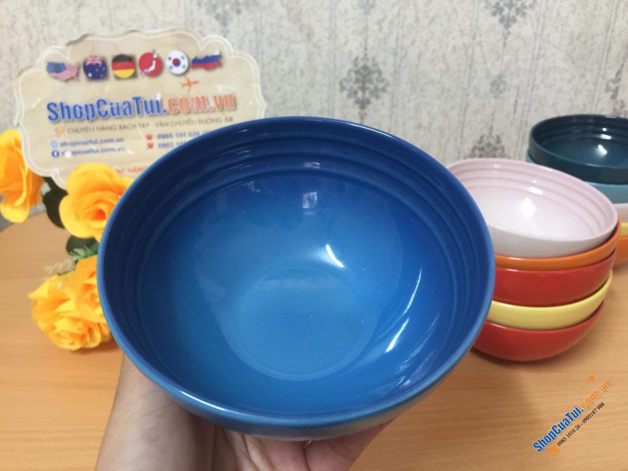 SET 6 BÁT ĂN CƠM CẦU VỒNG LE CREUSET 12 CM