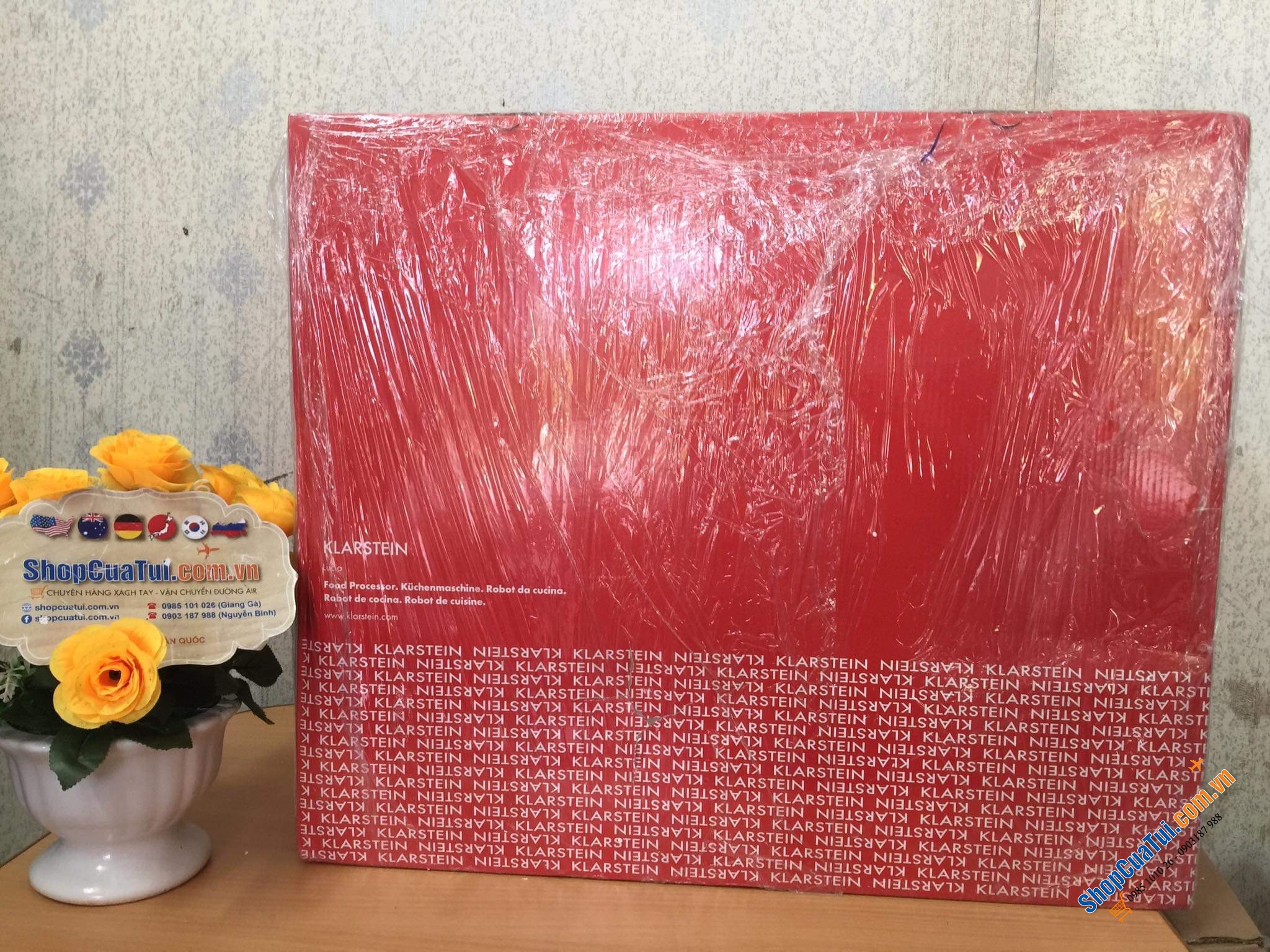 TRỘN BỘT VẠN ĐA NĂNG KLASTEIN LUCIA ROSSA với công suất máy là 1300w có thể trộn được tất cả các loại bột từ bột nhẹ đến bột nặng, làm bánh ngọt đến bánh mì, pizza, say sinh tố, xay thịt,...màu đỏ