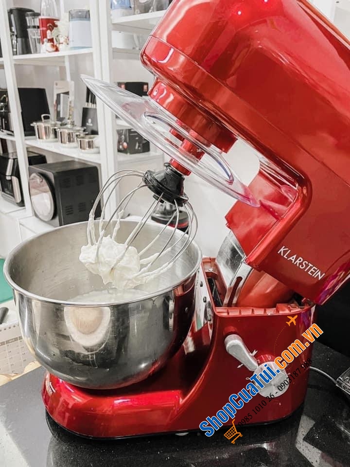 TRỘN BỘT ĐA NĂNG KLARSTEIN ROSSA MÀU ĐỎ