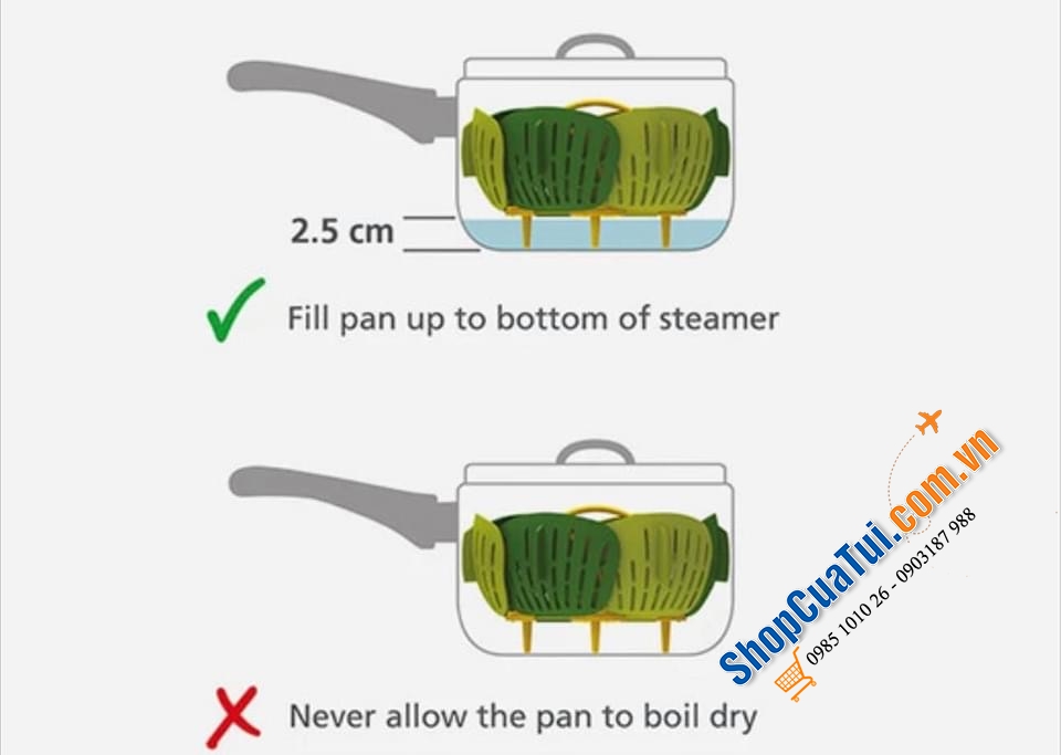 Xửng hấp joseph joseph Blooom màu xám/ đỏ.