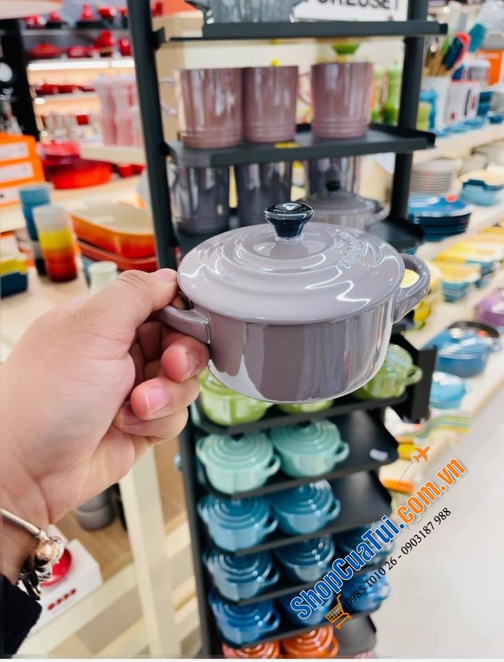 NỒI LE CREUSET GỐM NHŨ MELATIC 10CM