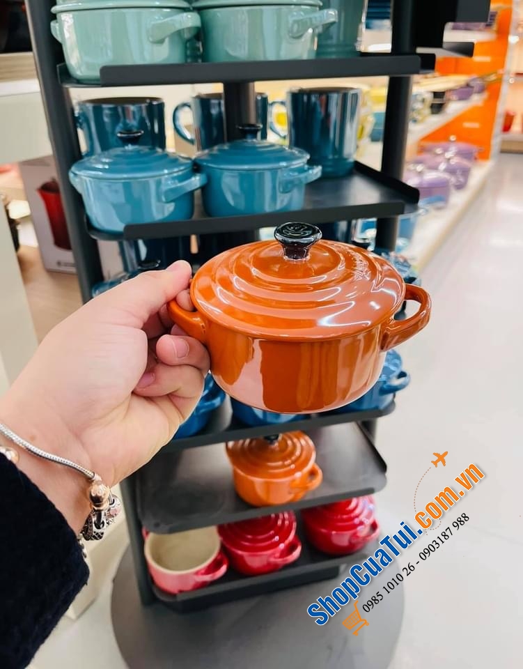 NỒI LE CREUSET GỐM NHŨ MELATIC 10CM