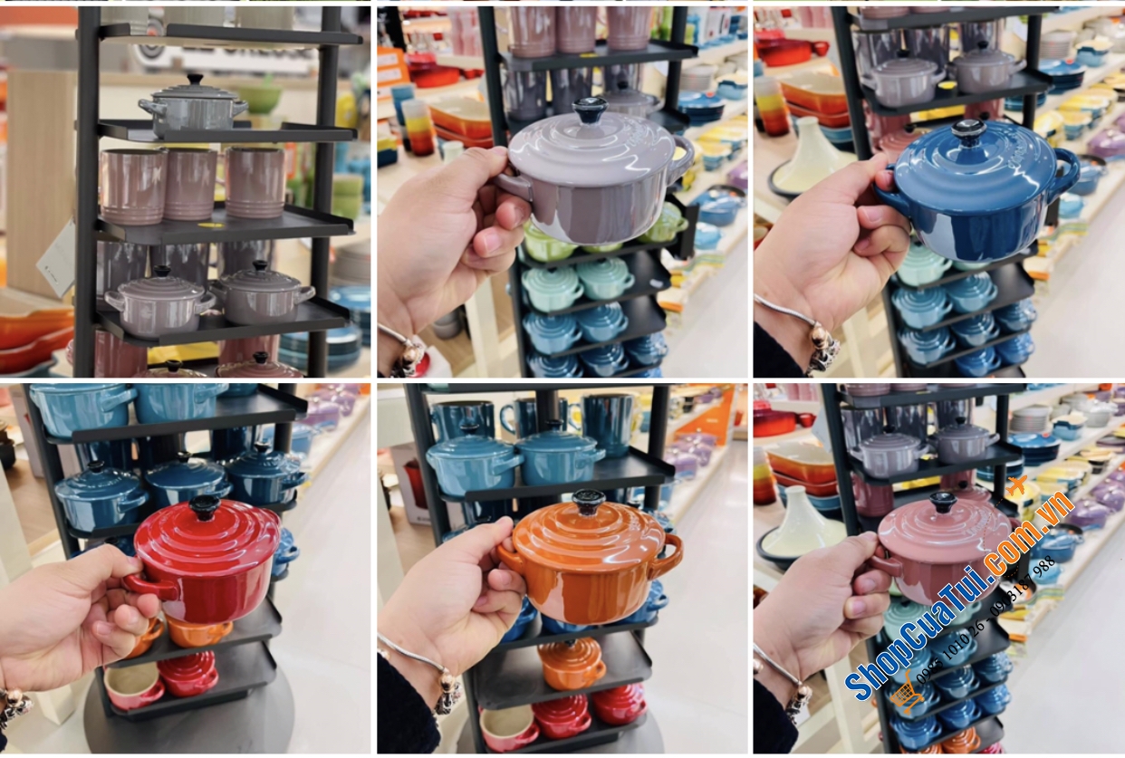 NỒI LE CREUSET GỐM NHŨ MELATIC 10CM