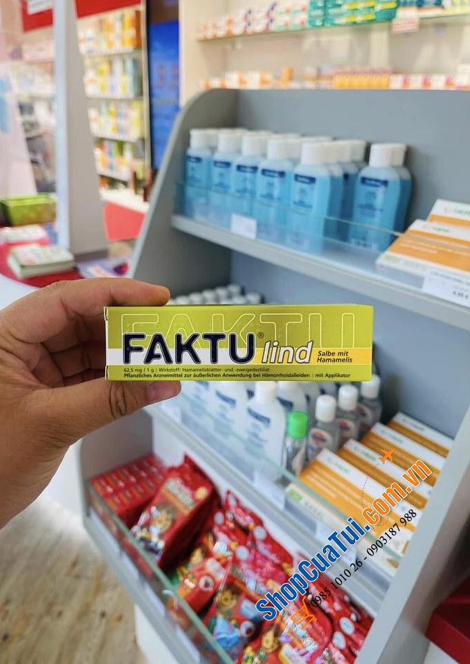 THẢO DƯỢC TRỊ BỆNH TRĨ - Faktu Lind Hamamelis của Đức.