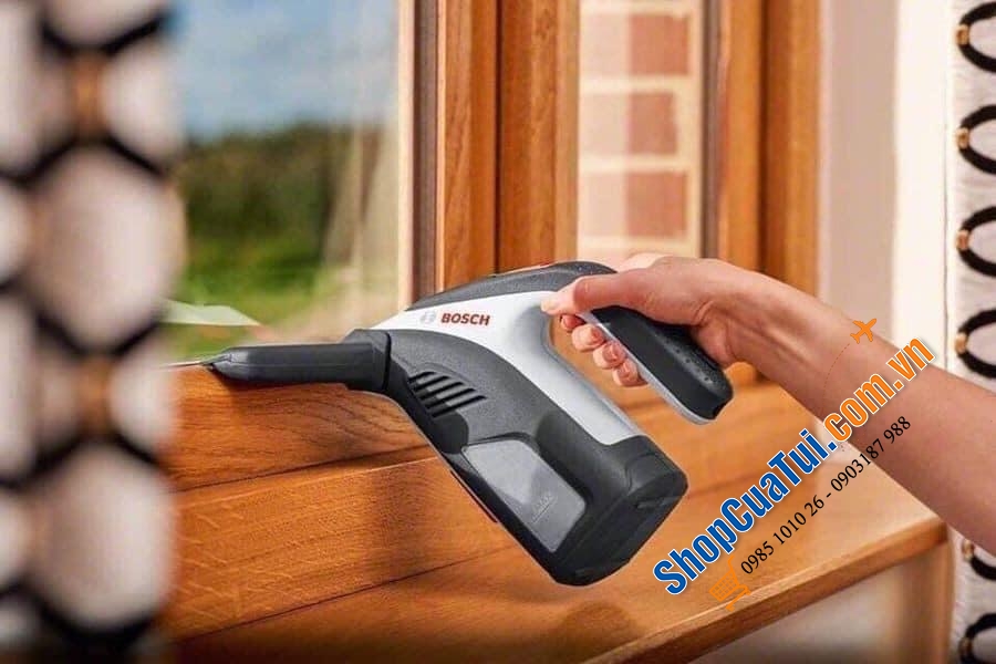 MÁY LAU KÍNH BOSCH – PHÙ HỢP ĐỂ LAU & HÚT SẠCH SẼ CÁC VẾT BỤI BẨN TRÊN CÁC MẶT KÍNH Ô TÔ; CÁC LOẠI CỬA KÍNH; TỦ KÍNH; CÁC LOẠI GƯƠNG; CÁC BỀ MẶT TỦ GỖ; NHỰA…SẠCH TRONG KHÔNG TÌ VẾT CHỈ TRONG 1 NỐT NHẠC.