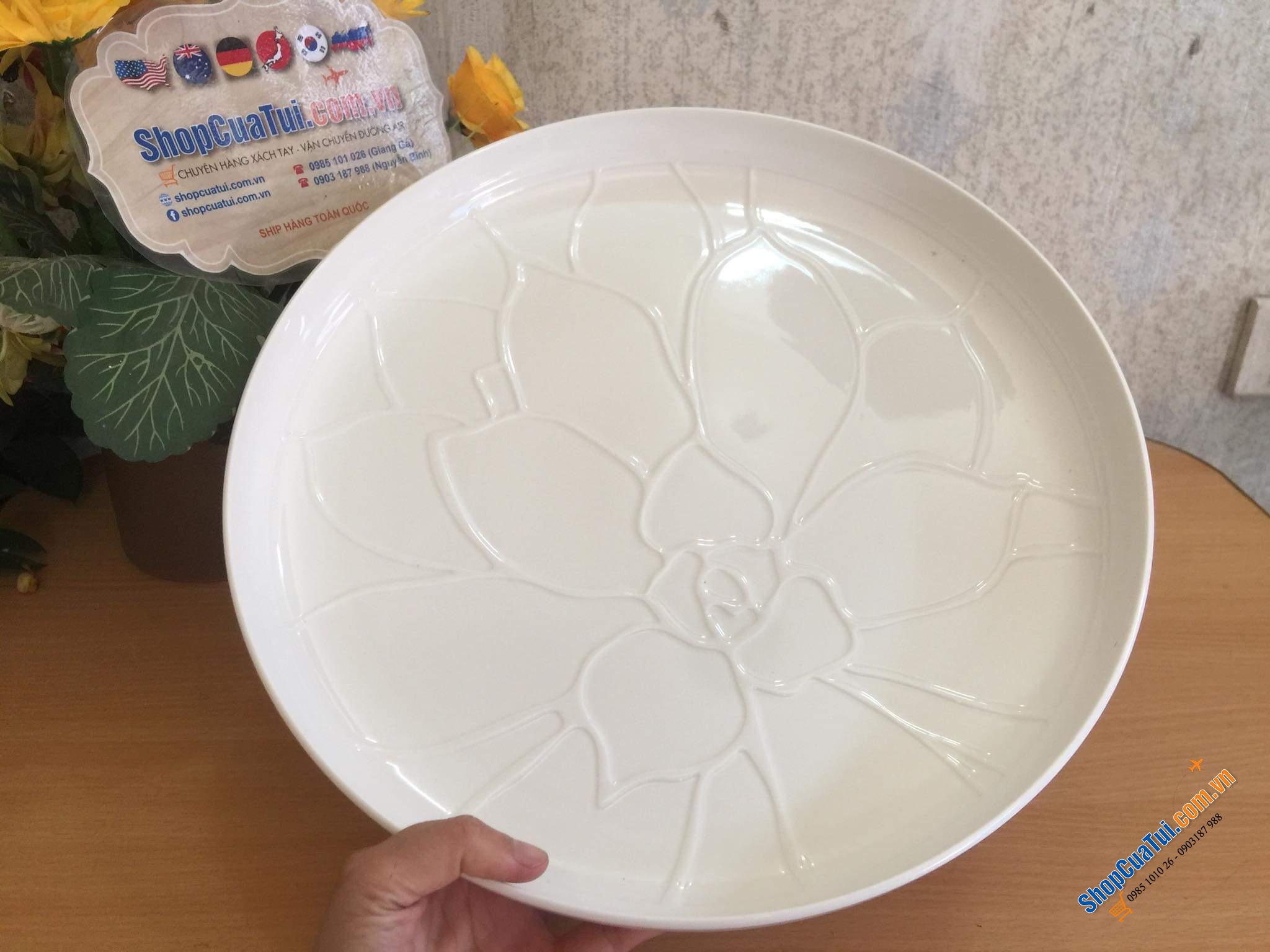 KHAY SỨ CAO CẤP VILLEROY BOCH ITS MY HOME - MADE IN GERMANY. - 34cm