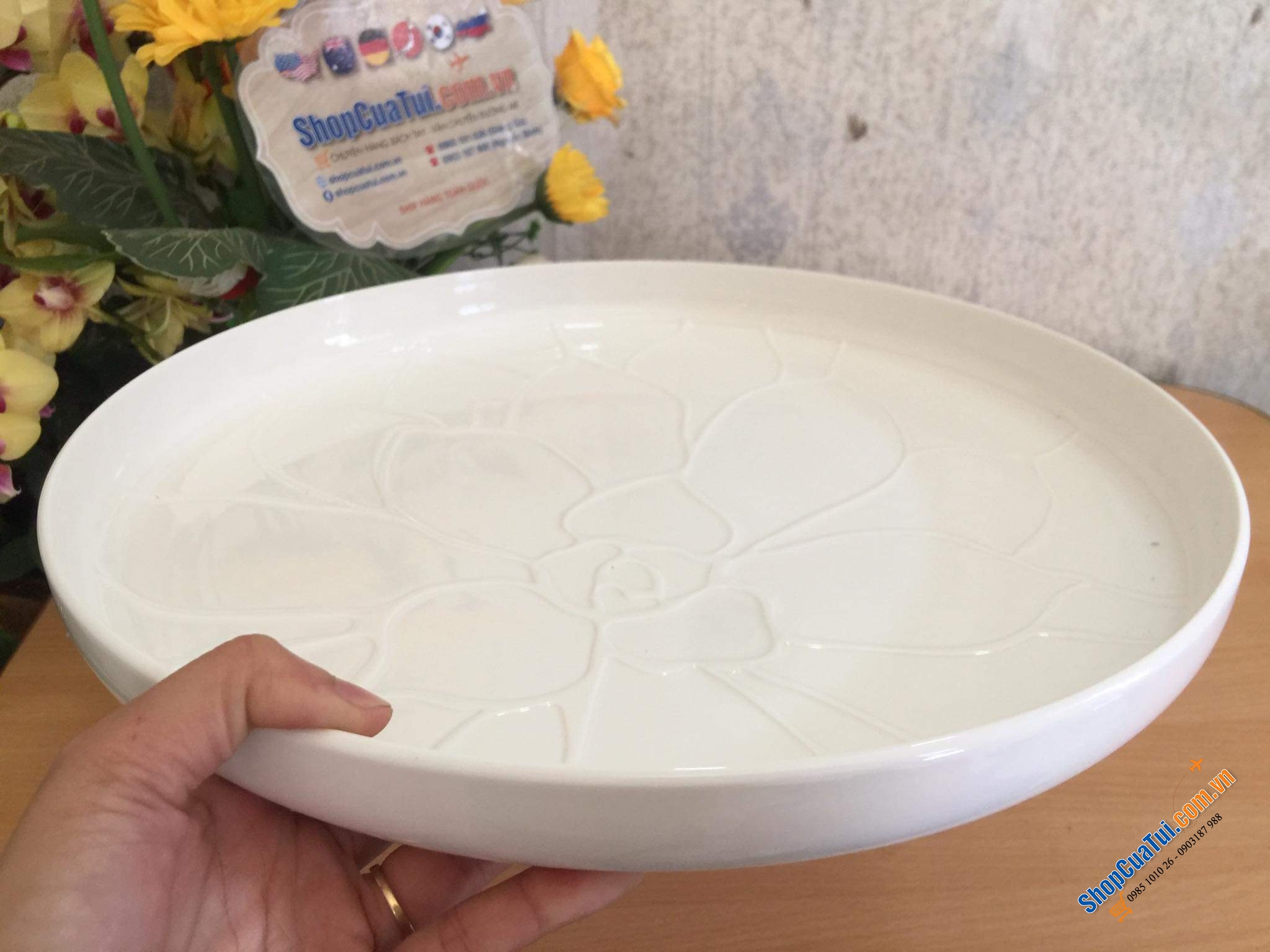 KHAY SỨ CAO CẤP VILLEROY BOCH ITS MY HOME - MADE IN GERMANY. - 34cm