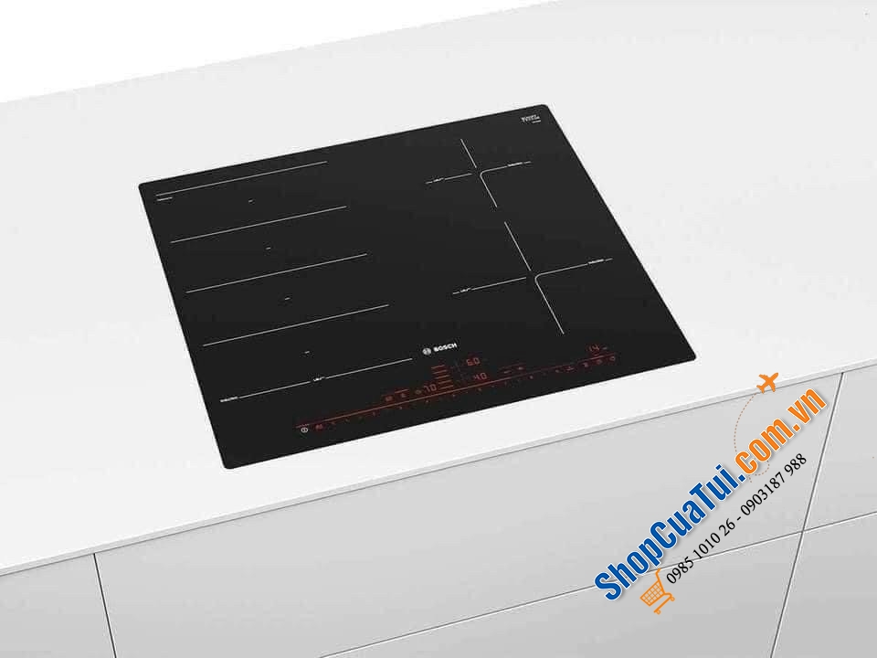 Bếp từ BOSCH PXE601DC1E - Siêu phẩm bếp từ Serie 8 (bản phối giữa đa điểm mẫu pxx675dc1e và bếp pid675dc1e hoàn hảo)