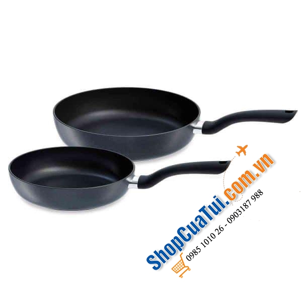 Set đôi Chảo rán Fissler Cenit Induktion 24 cm + 28 cm - Made in Italy