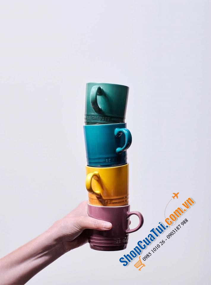 SET 4 CỐC LE CREUSET KÈM HỘP BOTANIQUE  350ml - MUA AUTH TẠI ĐỨC ĐỦ BILL