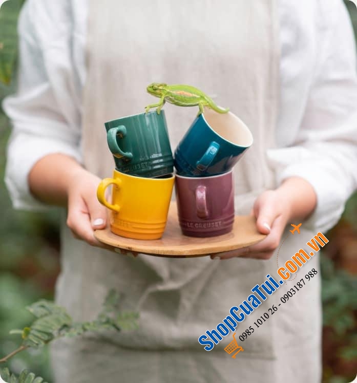SET 4 CỐC LE CREUSET KÈM HỘP BOTANIQUE  350ml - MUA AUTH TẠI ĐỨC ĐỦ BILL