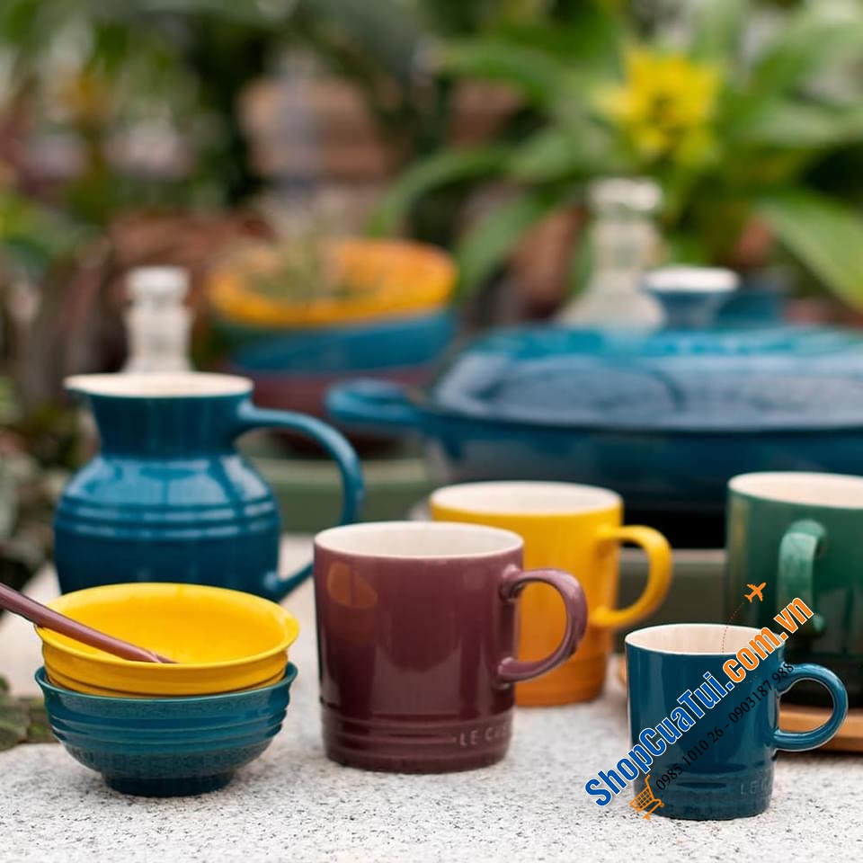 SET 4 CỐC LE CREUSET KÈM HỘP BOTANIQUE  350ml - MUA AUTH TẠI ĐỨC ĐỦ BILL