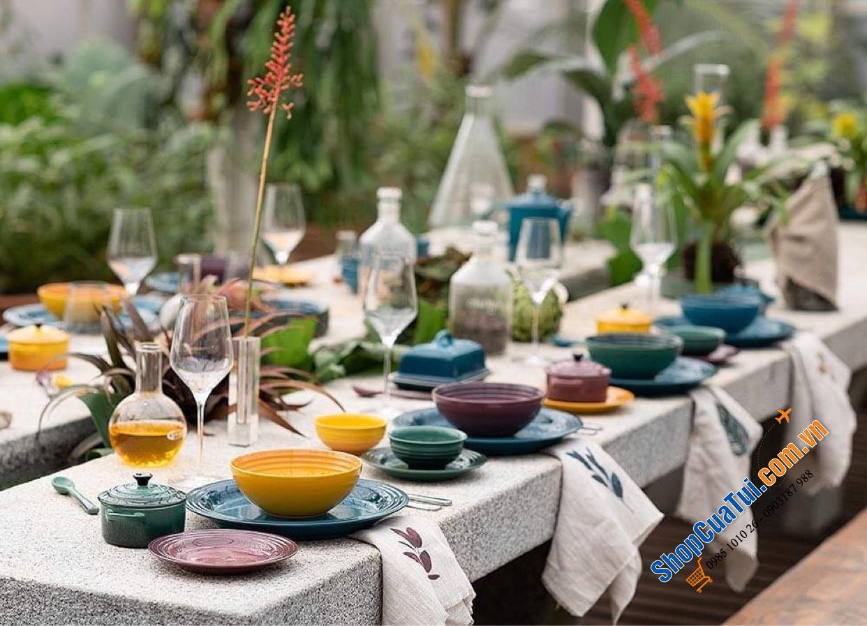 SET 4 NỒI LE CREUSET 10 CM KÈM HỘP BOTANIQUE - MUA AUTH TẠI ĐỨC ĐỦ BILL