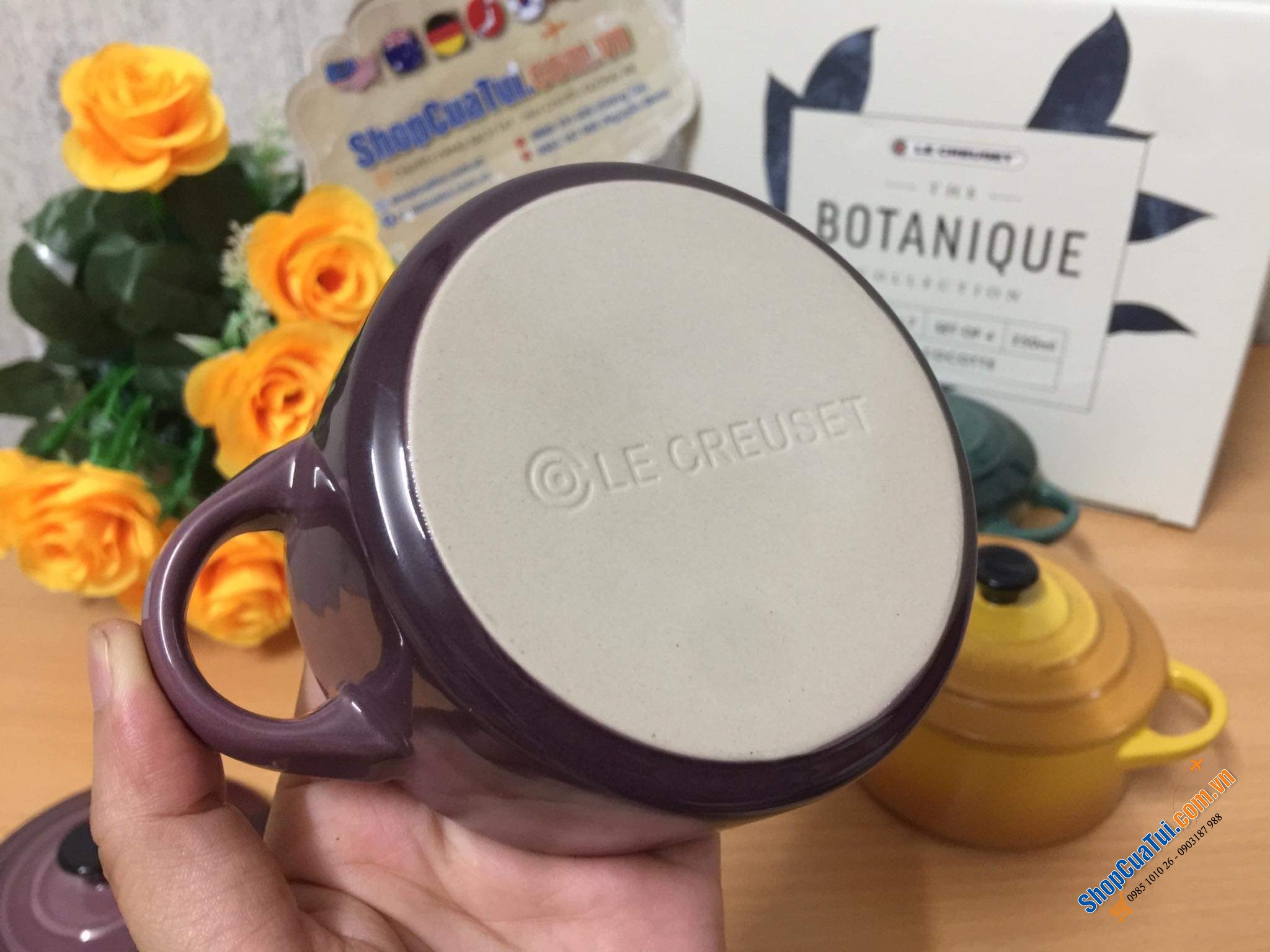 SET 4 NỒI LE CREUSET 10 CM KÈM HỘP BOTANIQUE - MUA AUTH TẠI ĐỨC ĐỦ BILL