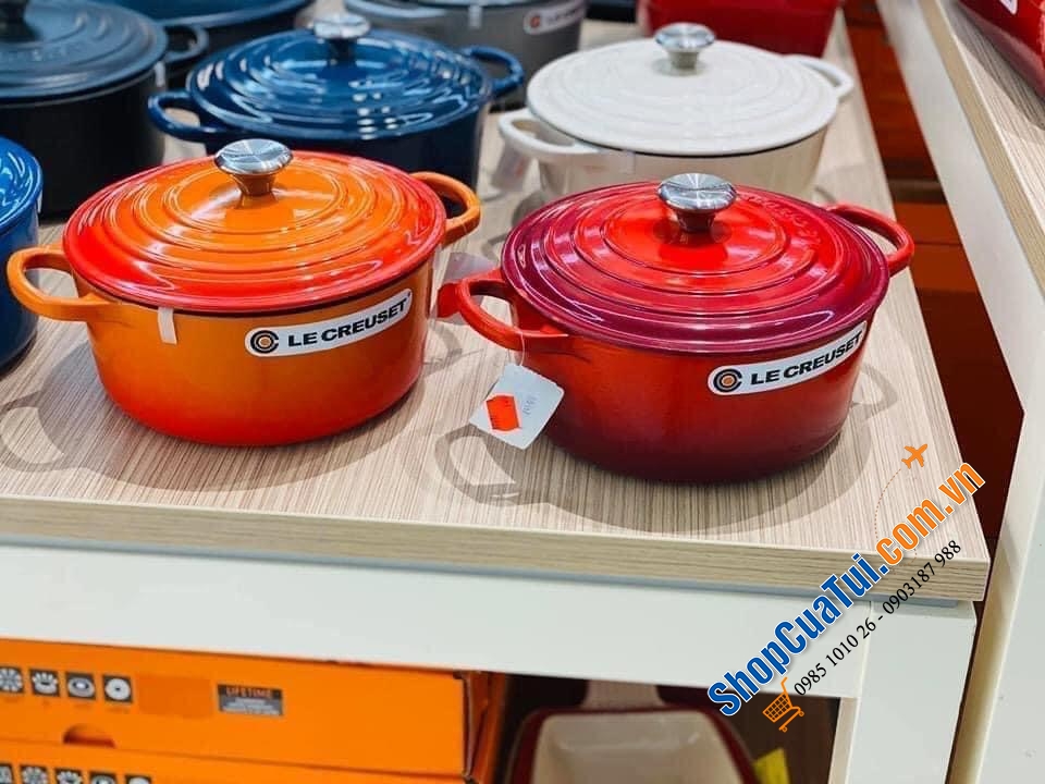 NỒI Le Creuset 18 cm MÀU ĐỎ - 1,8 L - Made in France